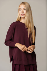 Montia Top in Sangria