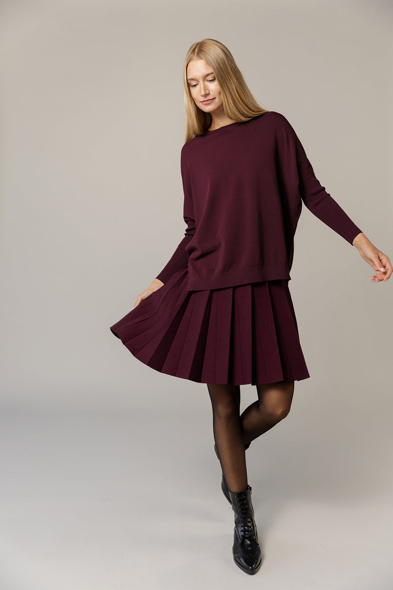 Montia Top in Sangria