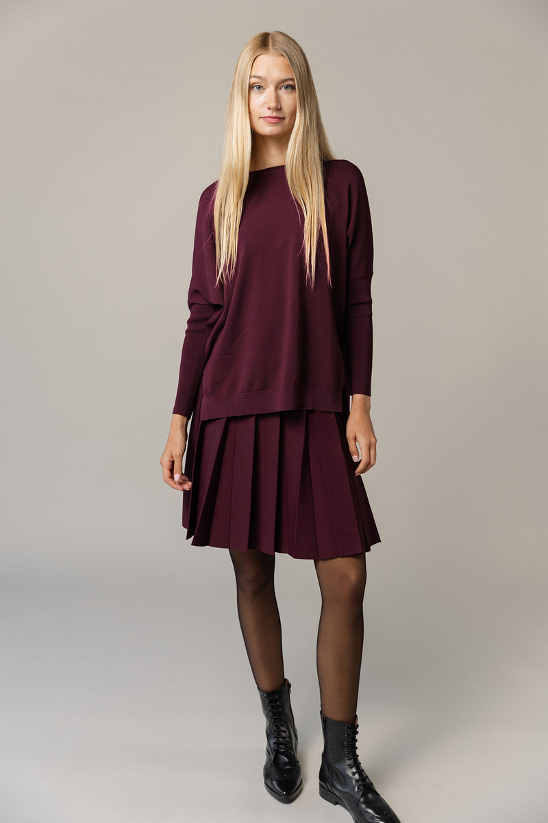 Montia Top in Sangria
