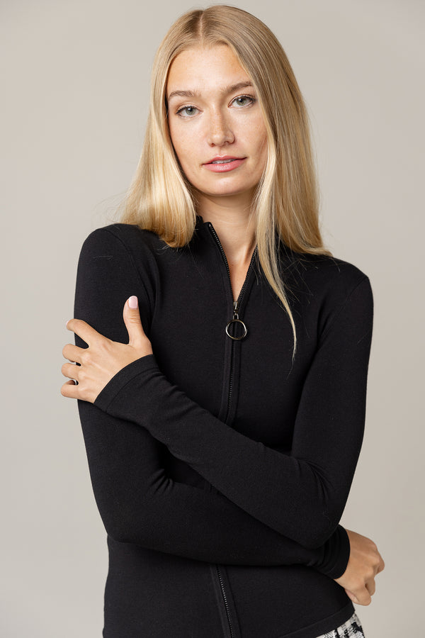 Noor Top in Black