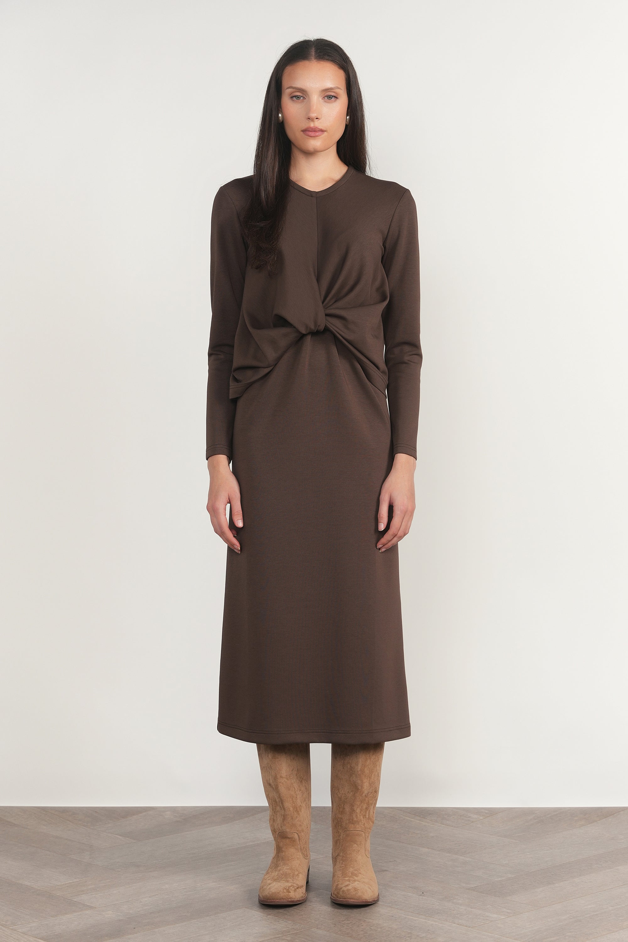 Gila Dress in Fudge