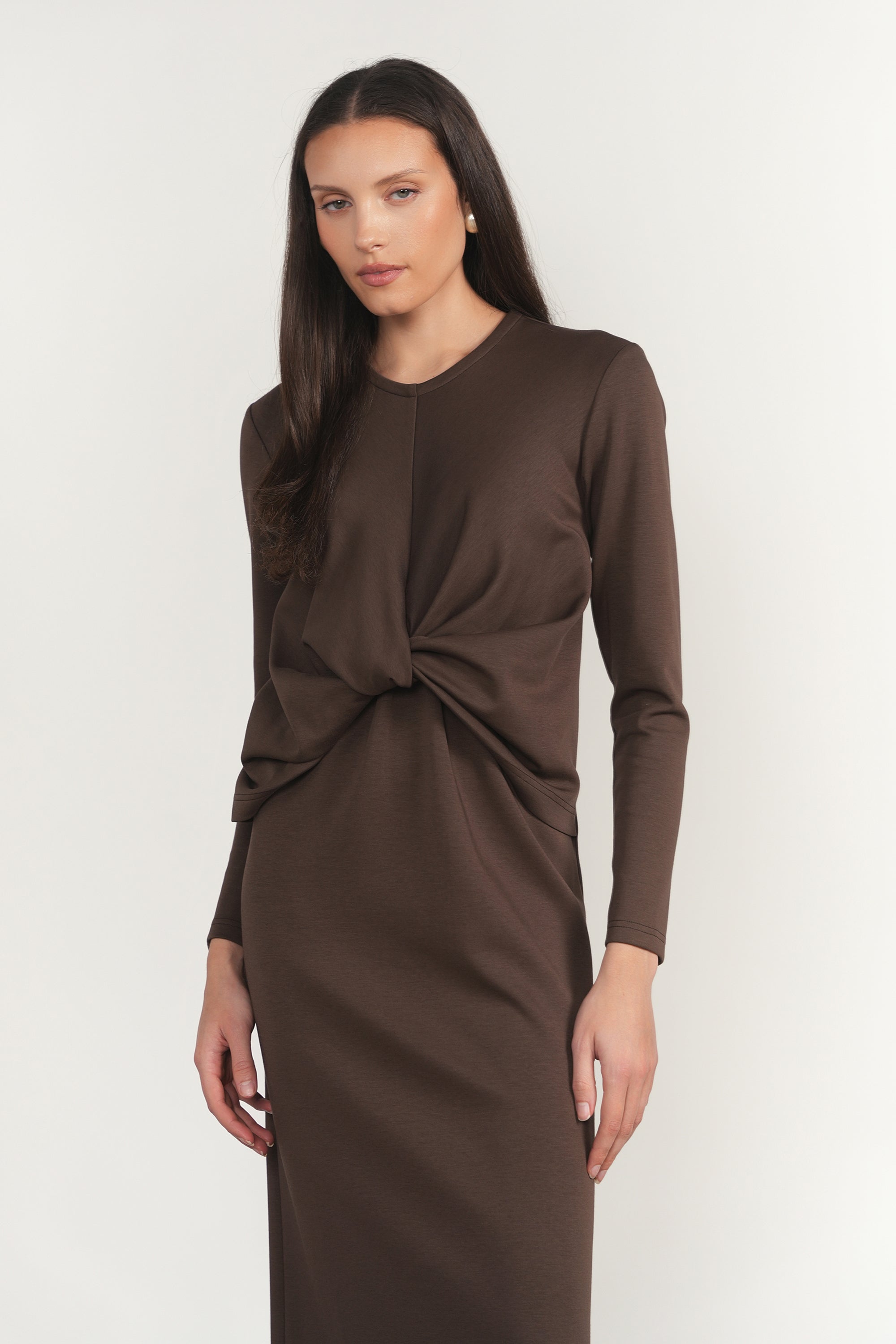 Gila Dress in Fudge