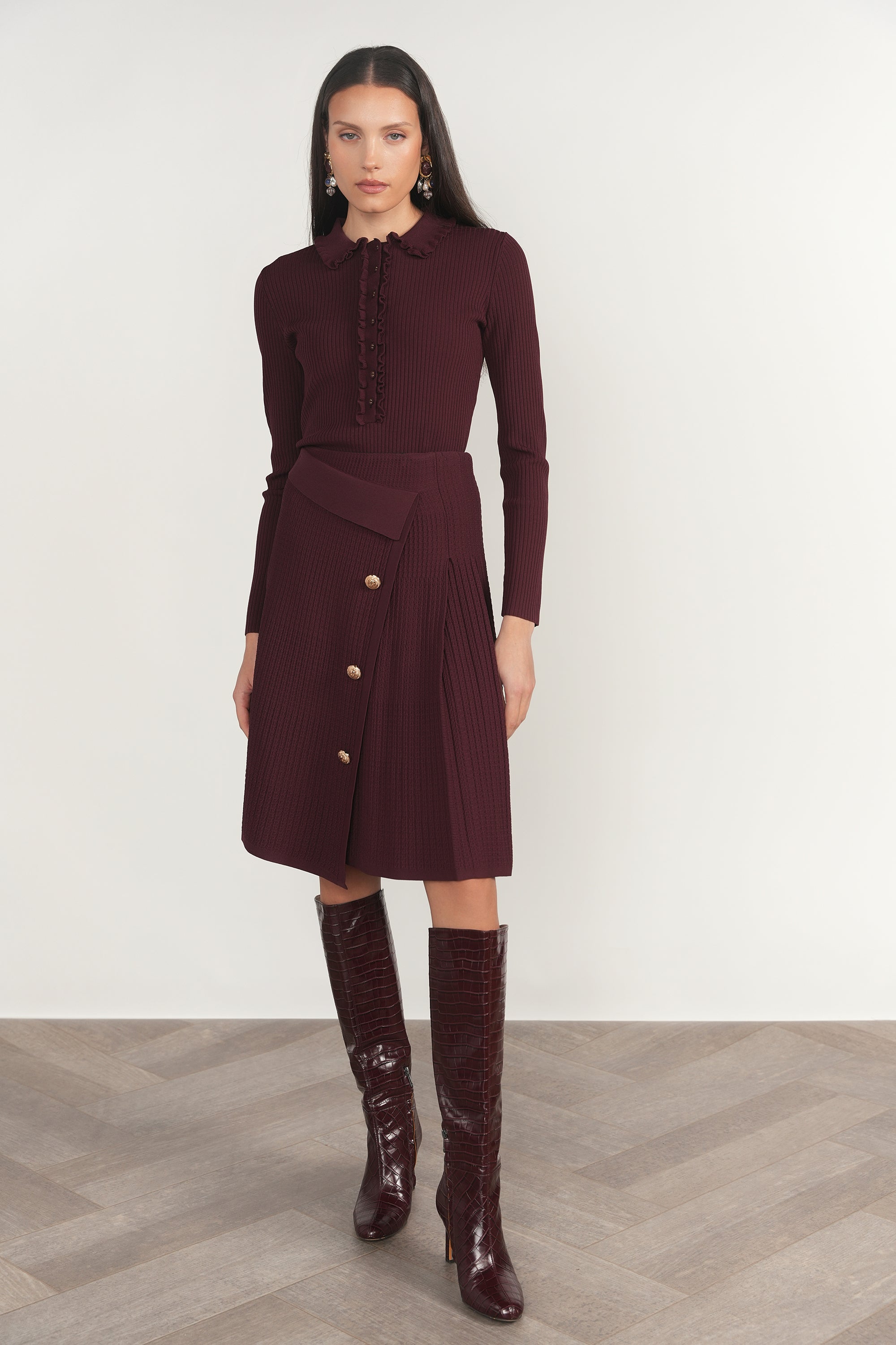 Adour Sweater in Antique Berry