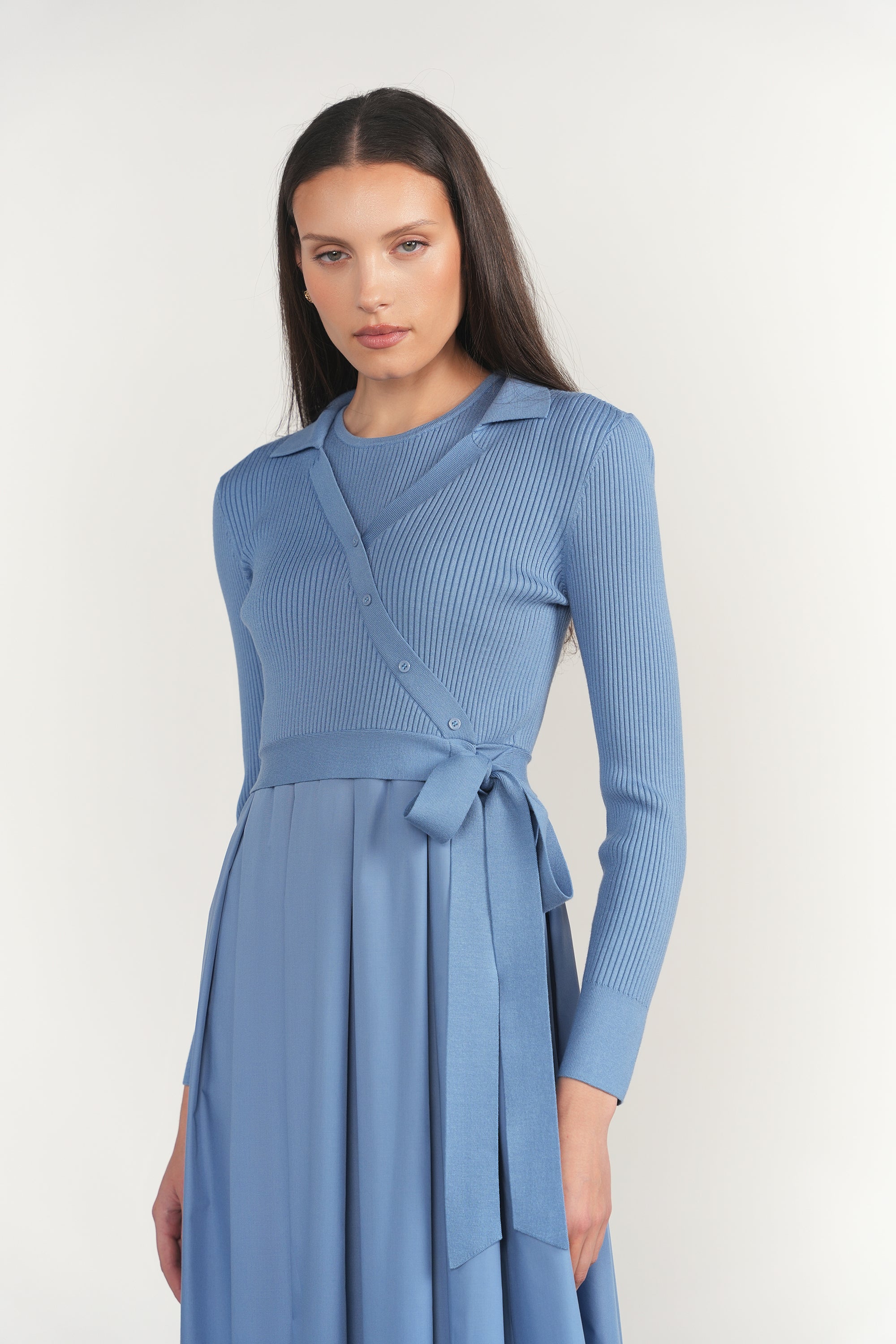 Mackenzie Set in Dusty Blue