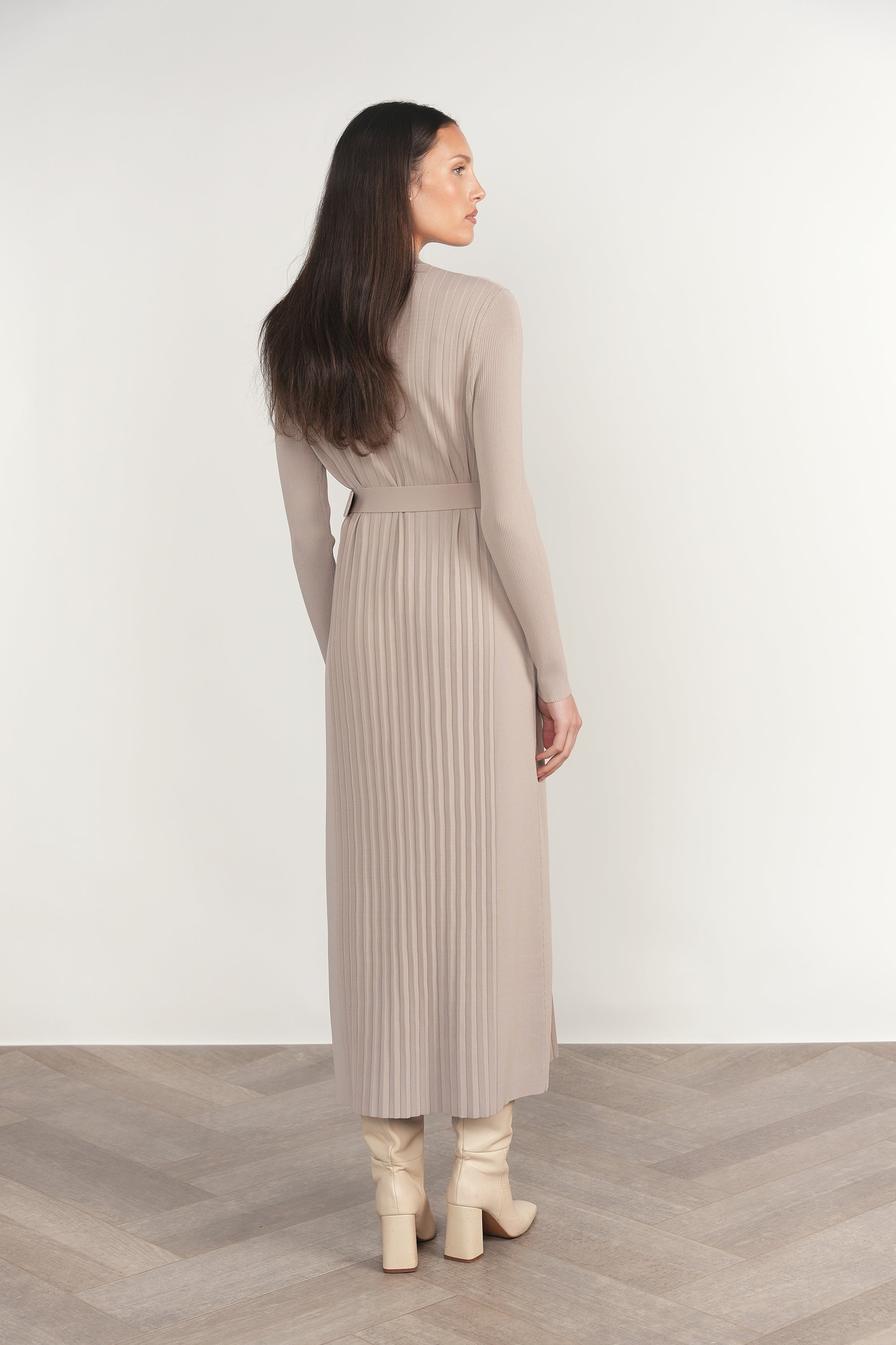 Brenta Dress in Bone