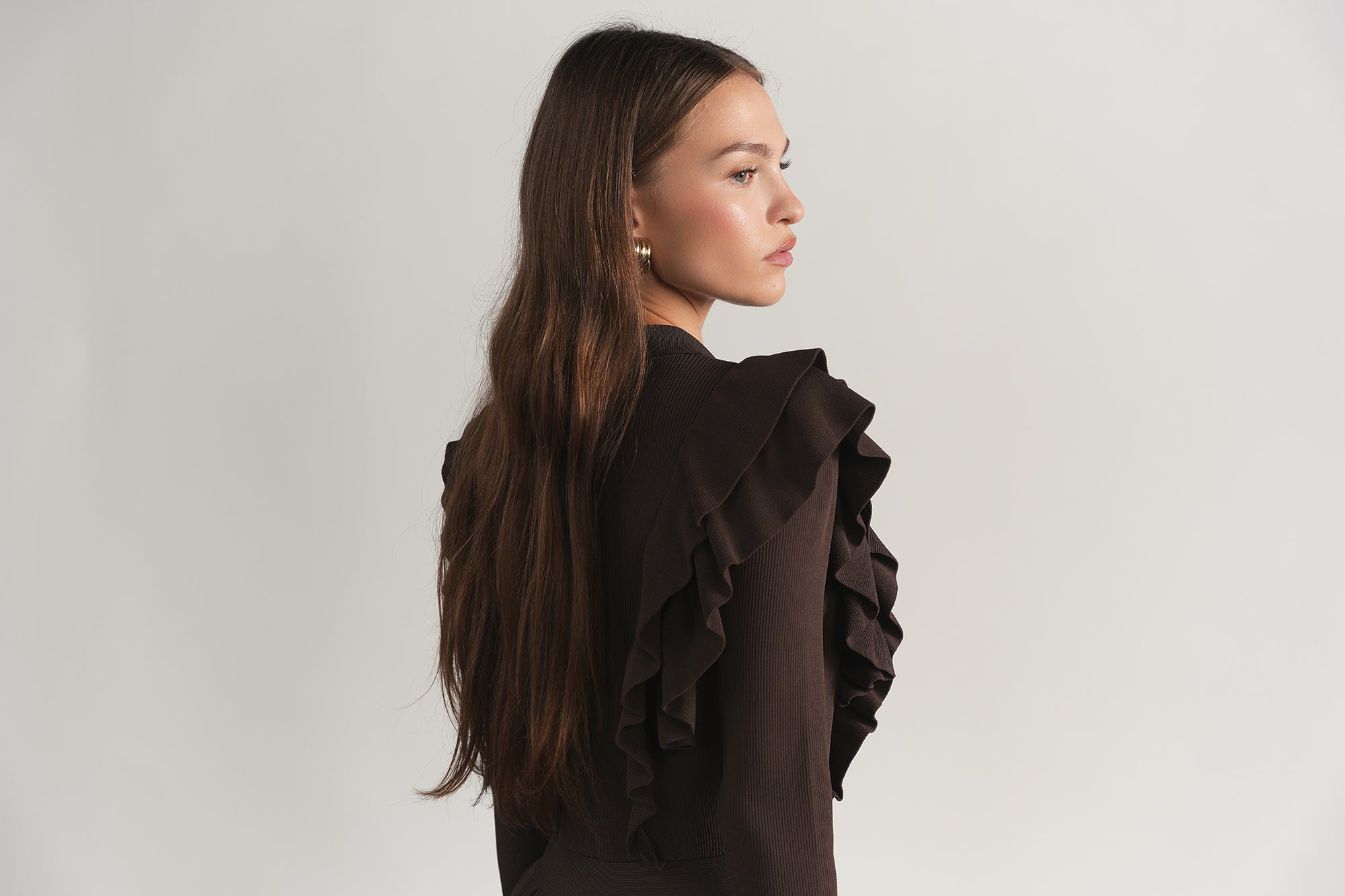 Vienne Dress in Fudge