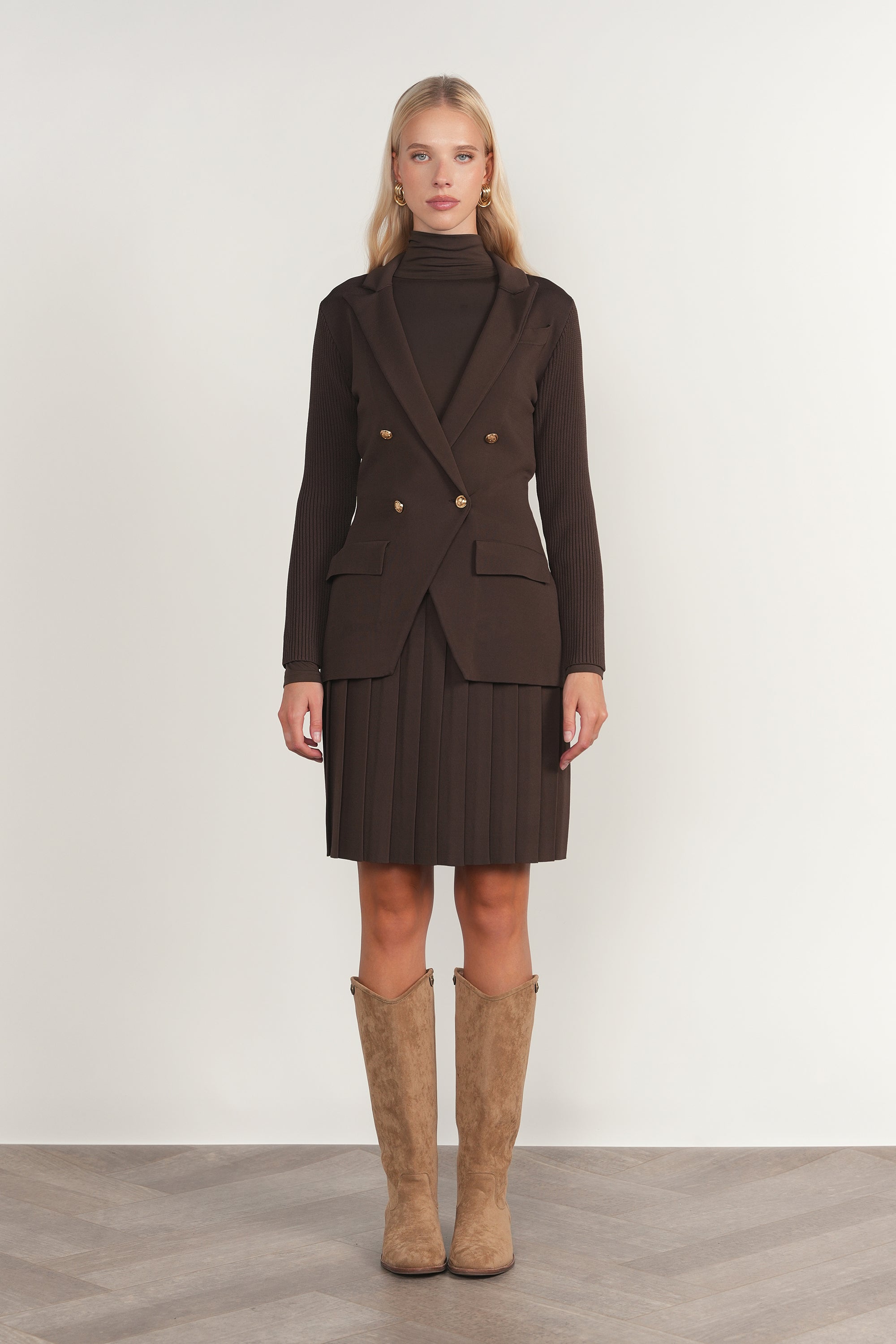 Allier Skirt in Fudge