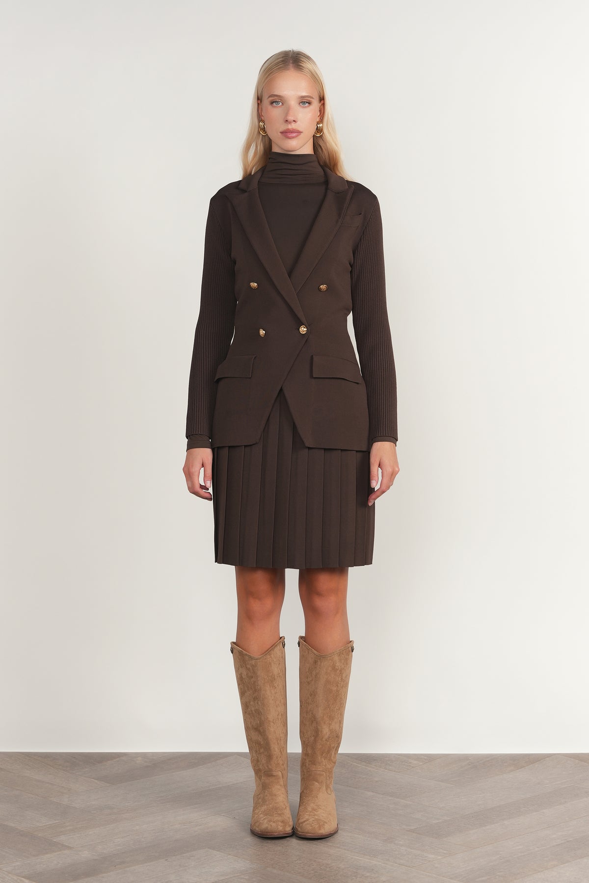 Bega Blazer in Fudge