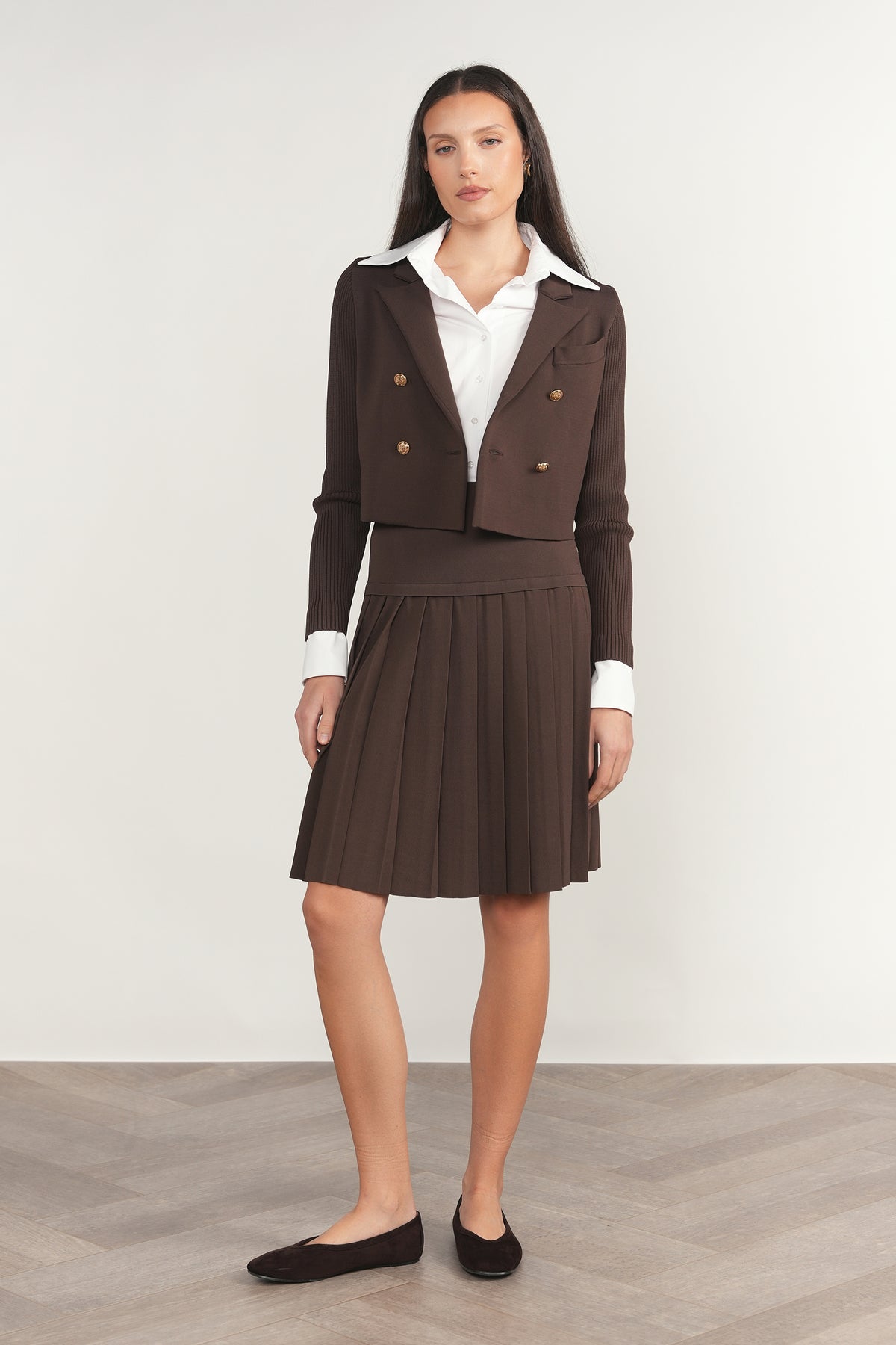 Allier Blazer in Fudge