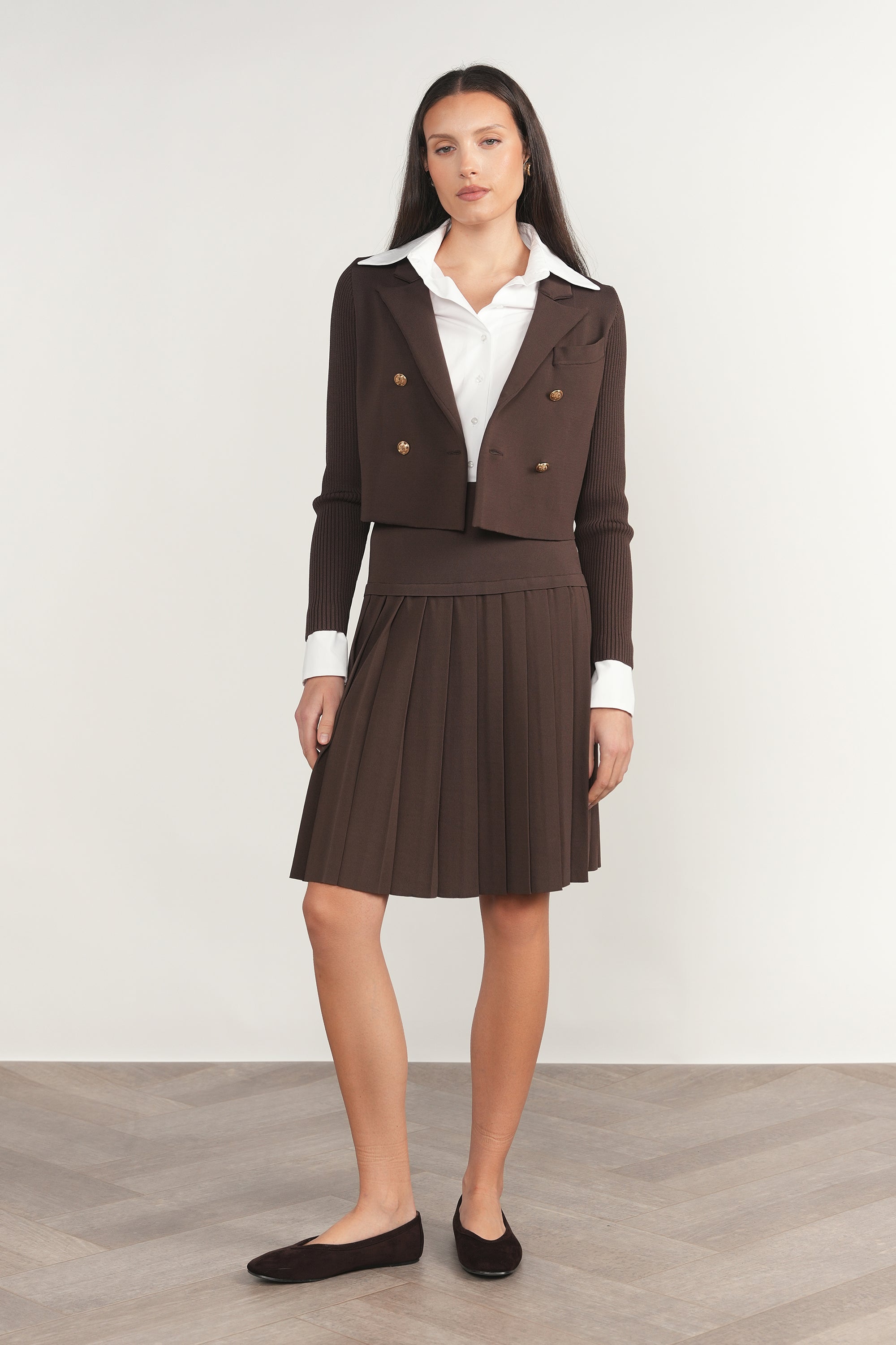 Allier Skirt in Fudge
