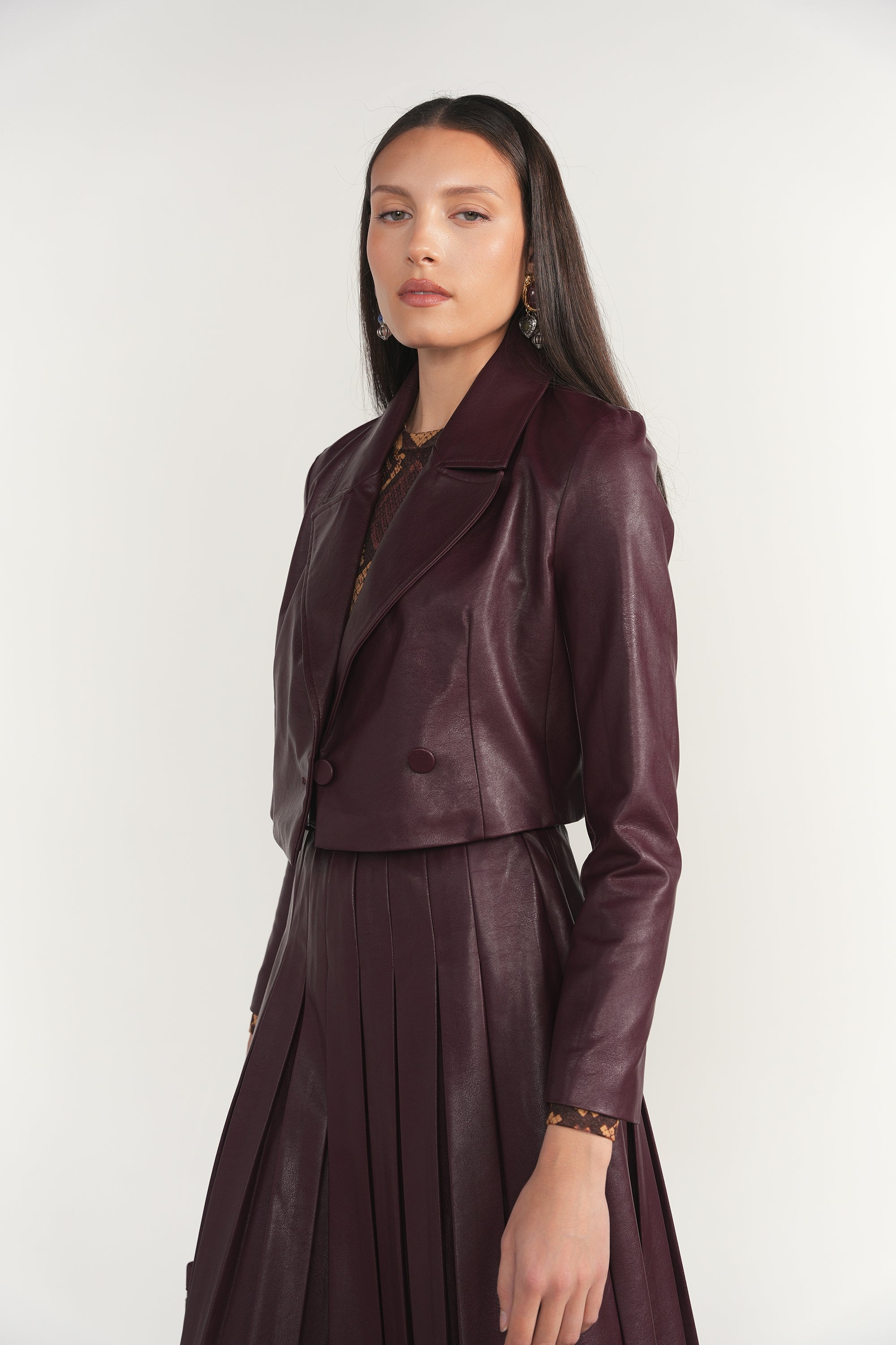 Dee Blazer in Antique Berry