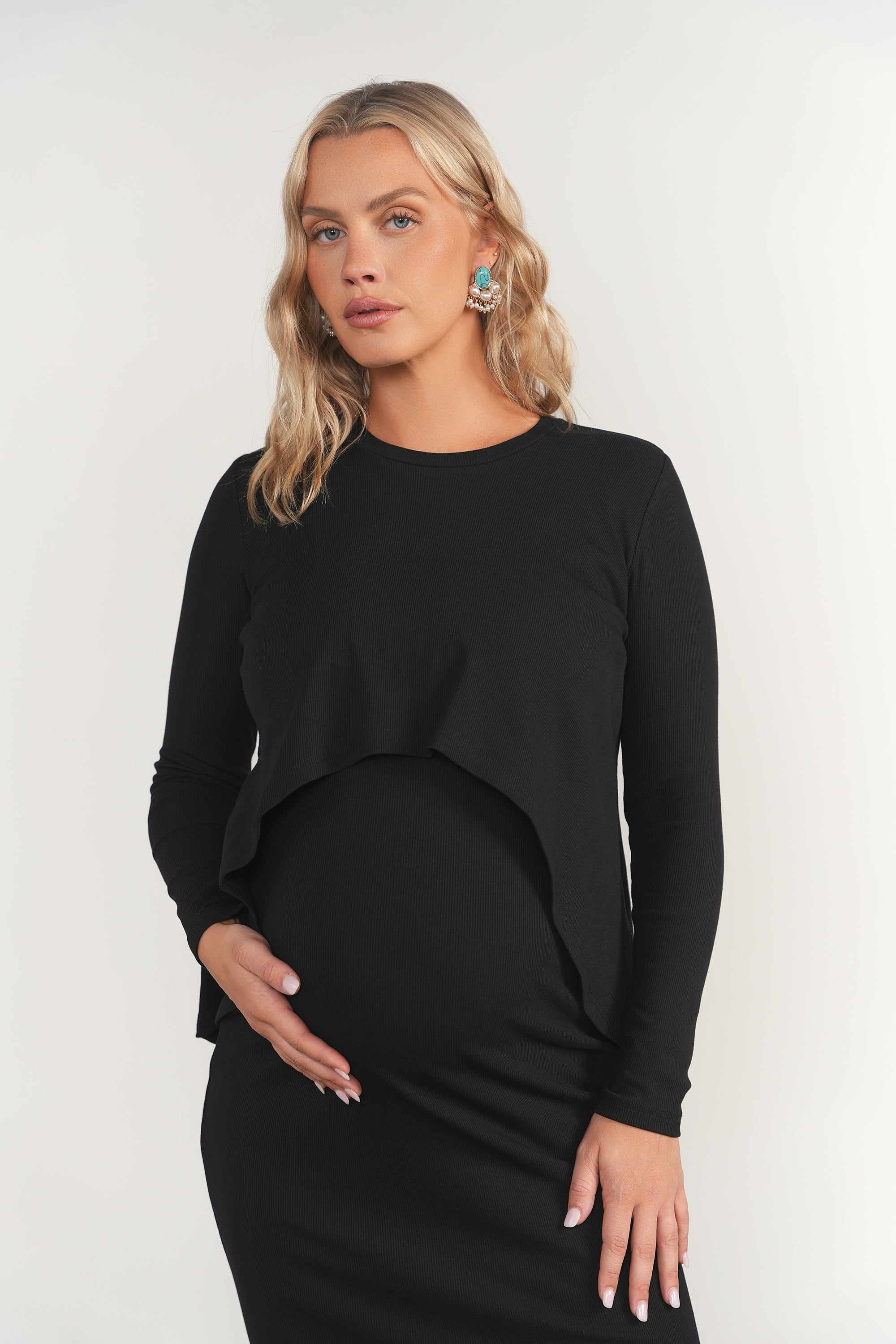 Sanaga Maternity Set in Black
