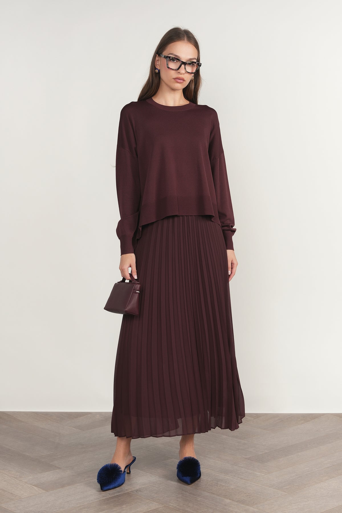 Vaal Sweater in Plum