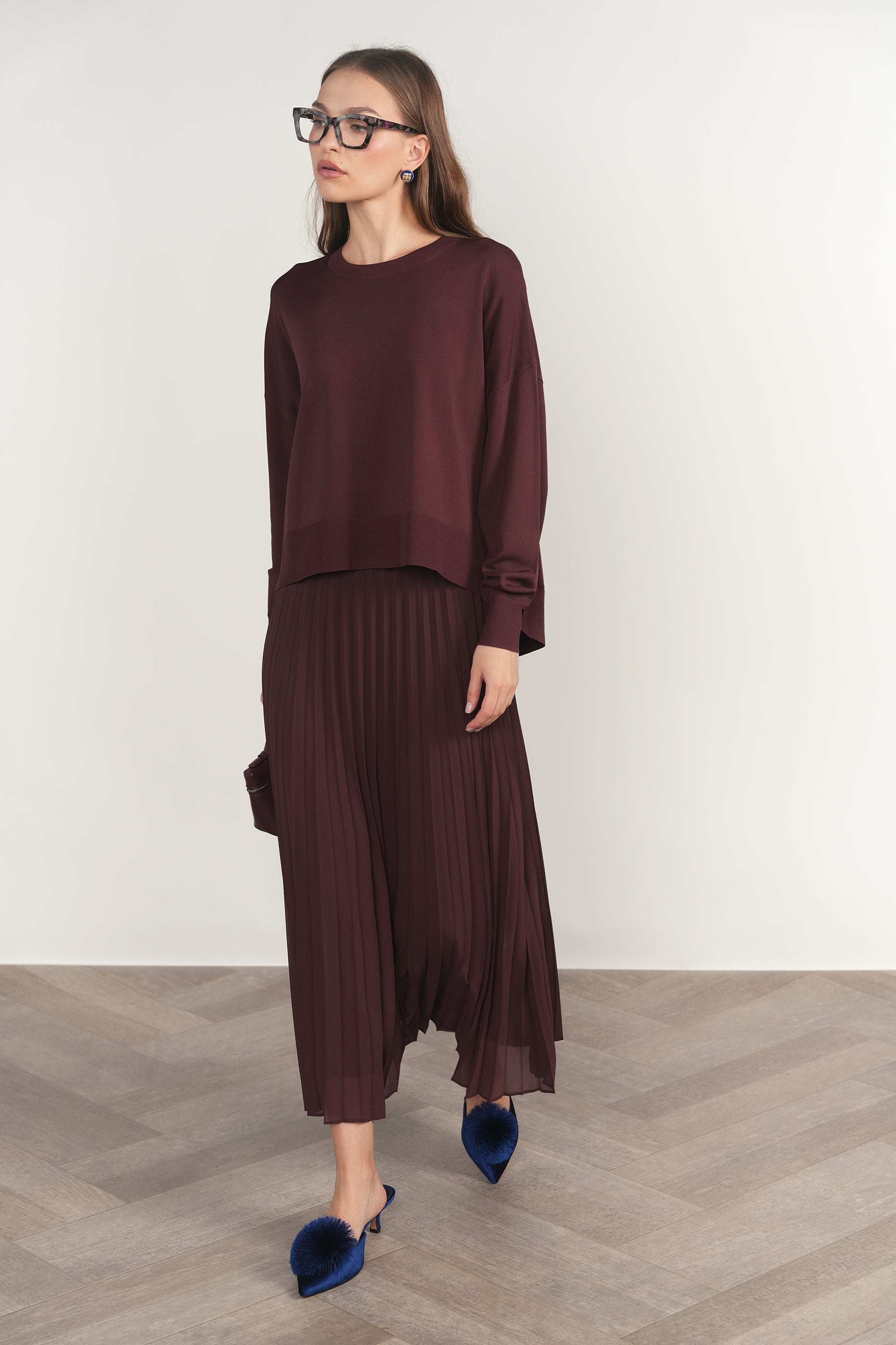 Vaal Skirt in Plum