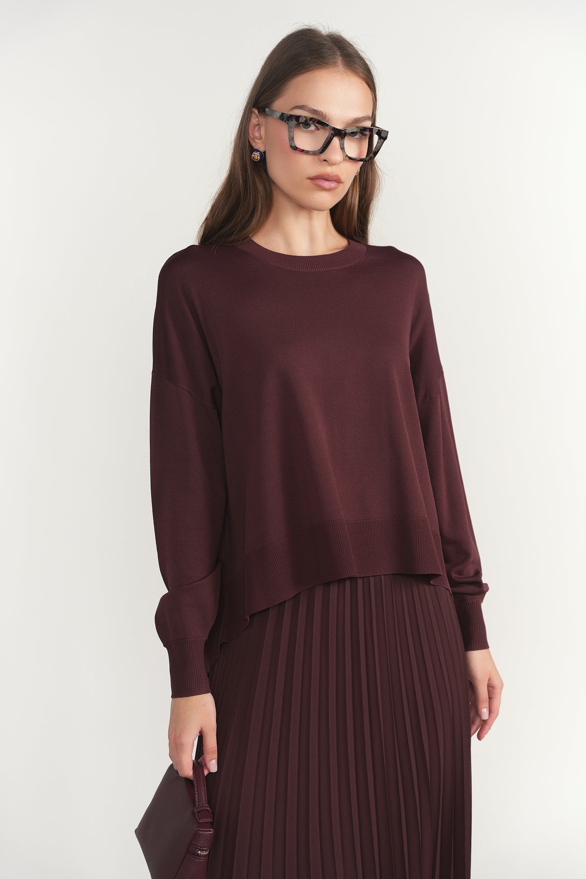 Vaal Sweater in Plum