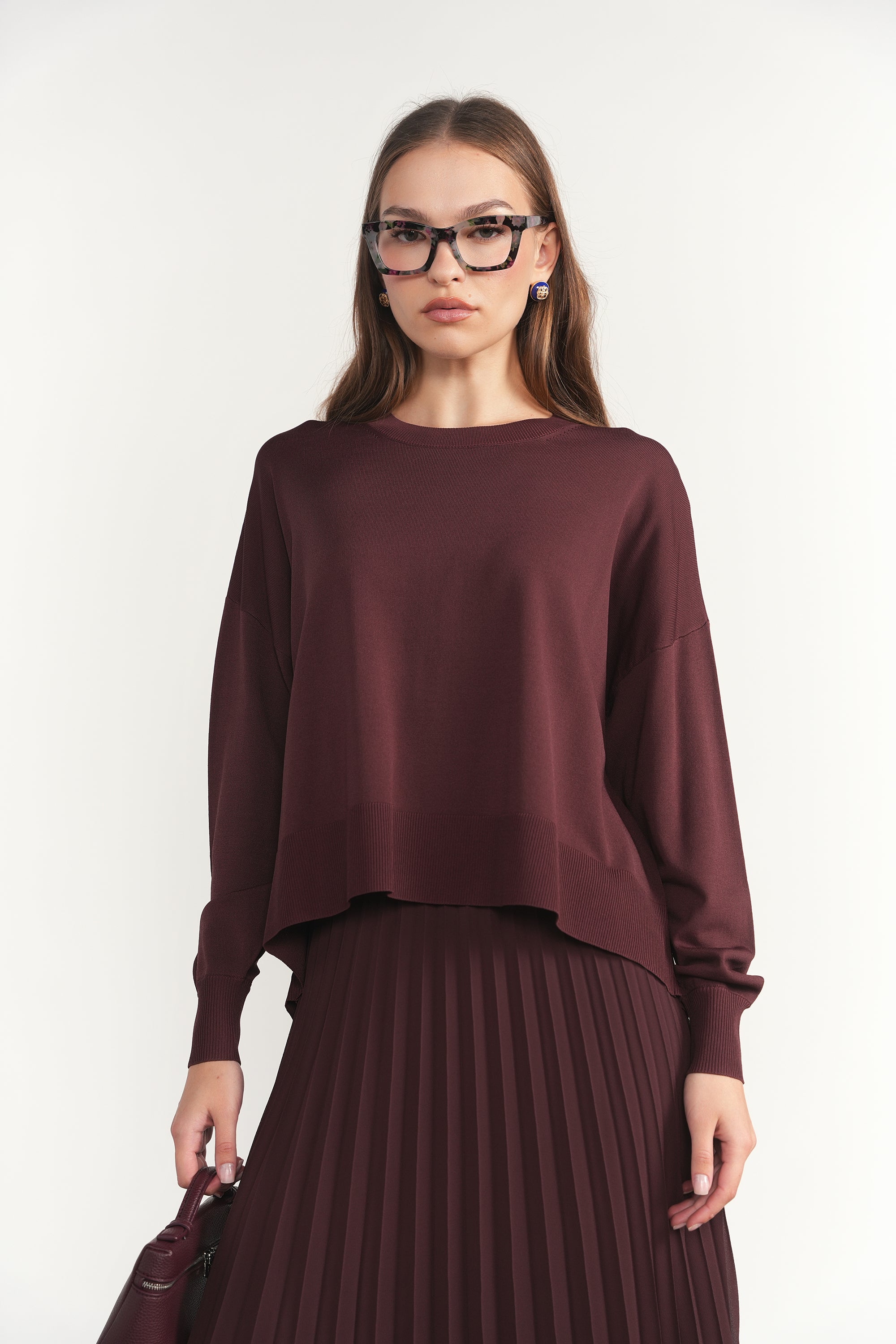 Vaal Sweater in Plum
