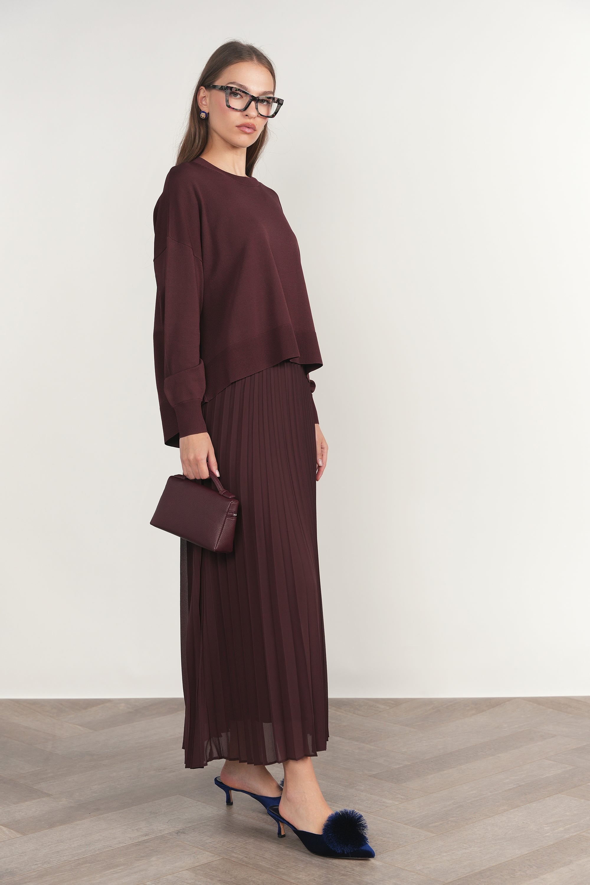 Vaal Skirt in Plum