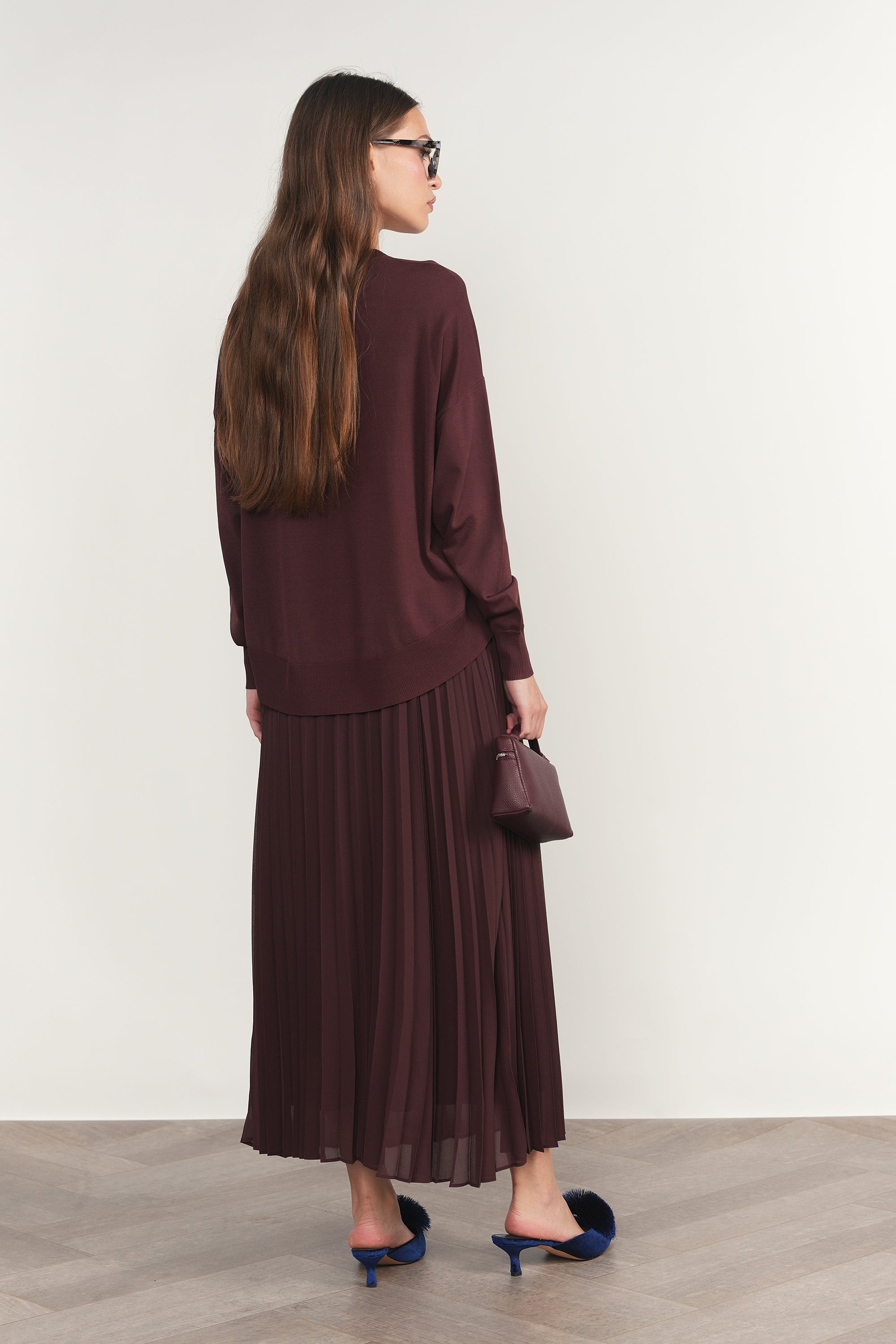 Vaal Skirt in Plum