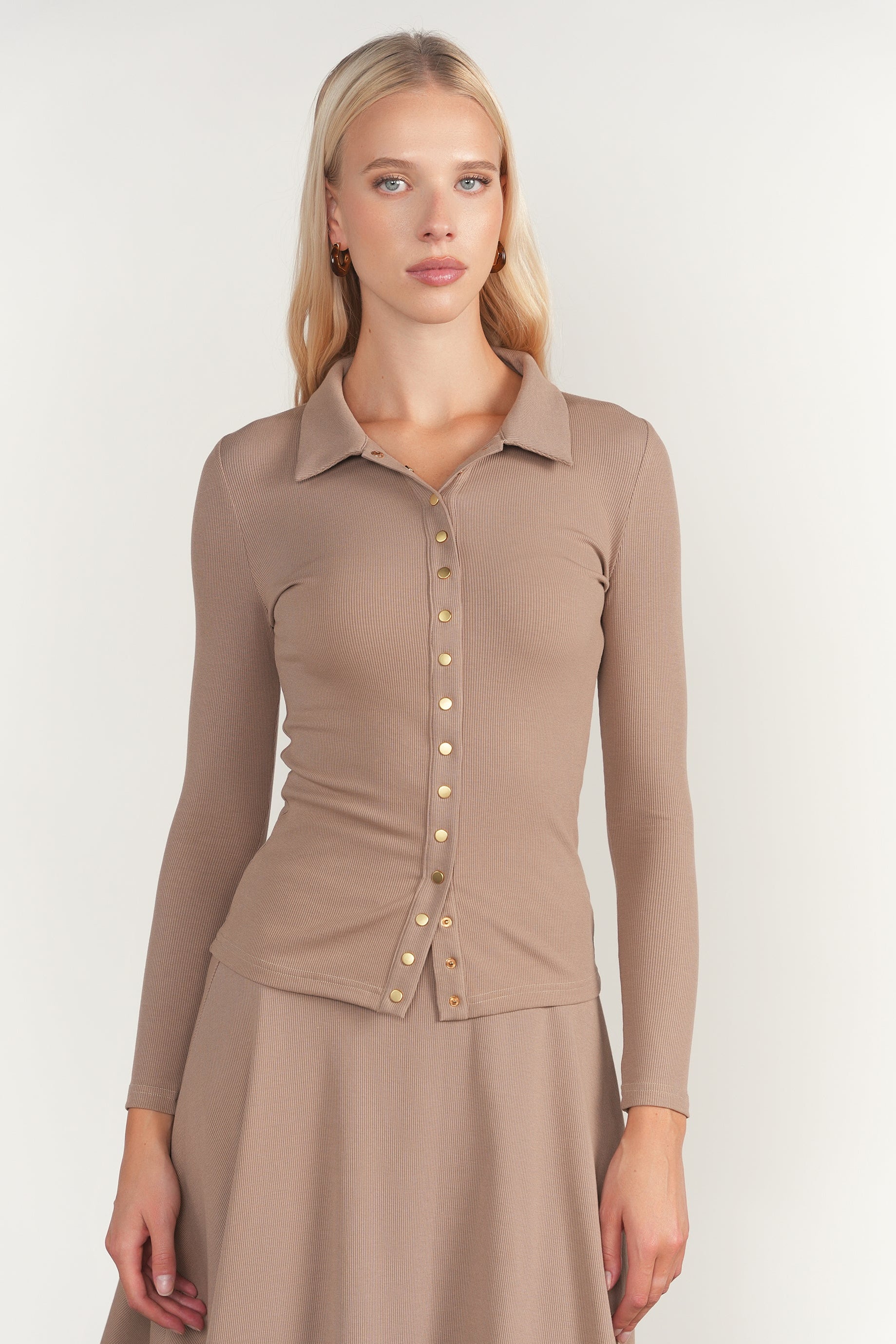Kaveri Blouse in Sandstone