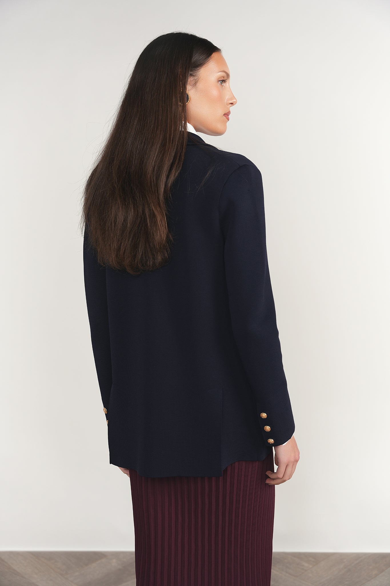 Darby Blazer in Deep Indigo Navy