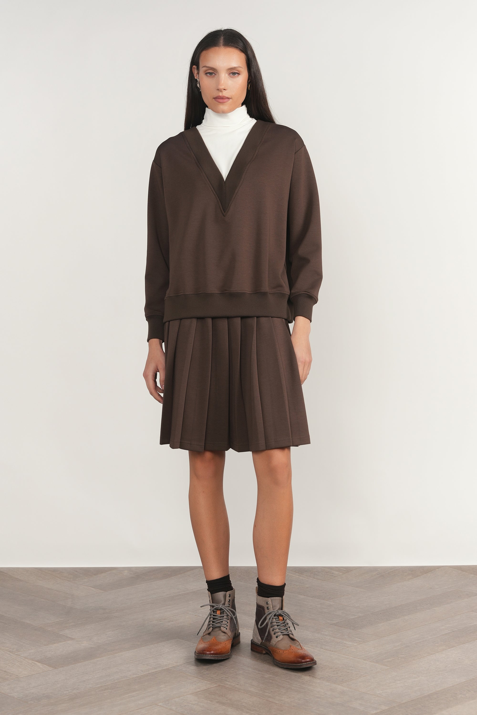 Sava Skirt in Fudge