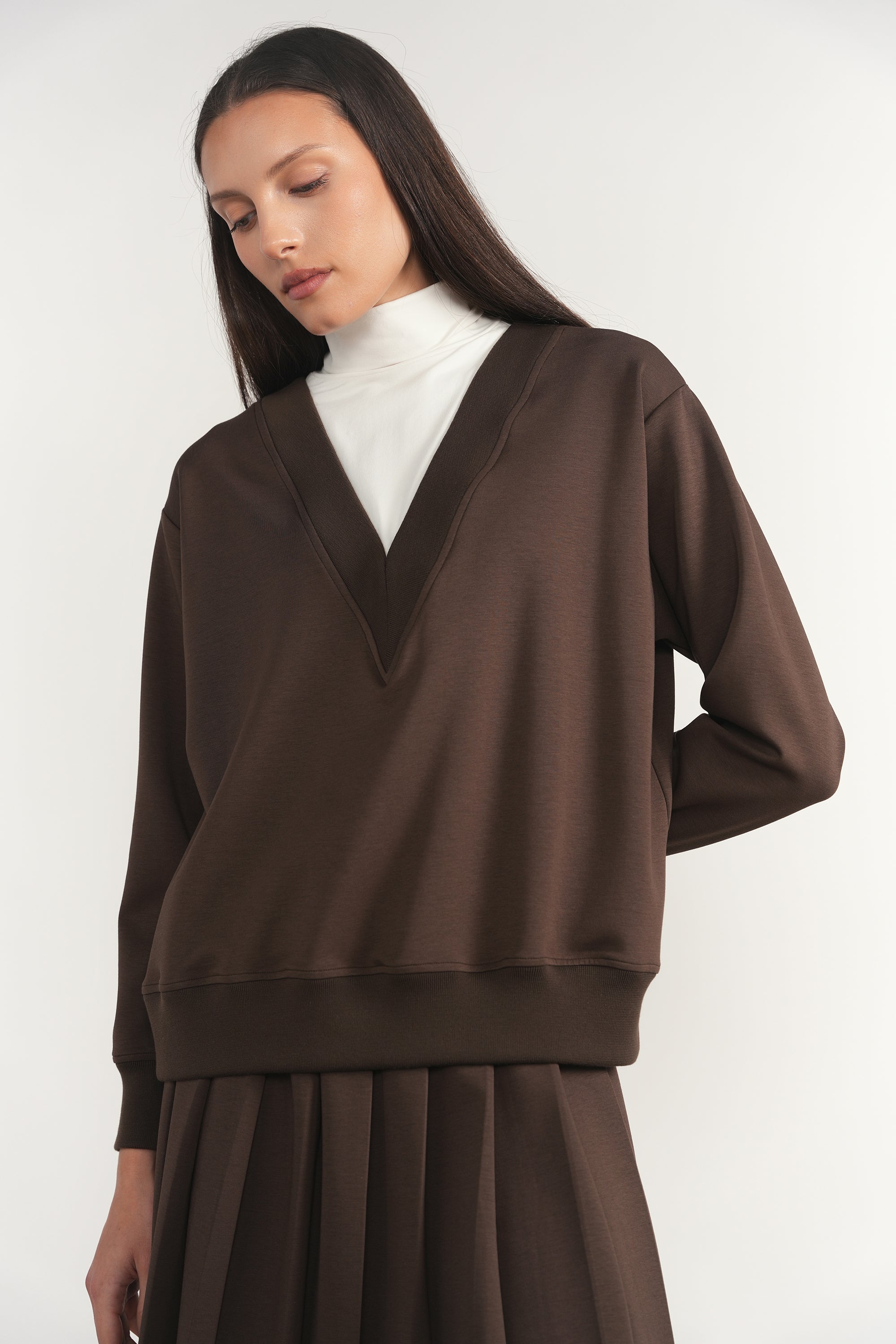 Sava Sweater in Fudge