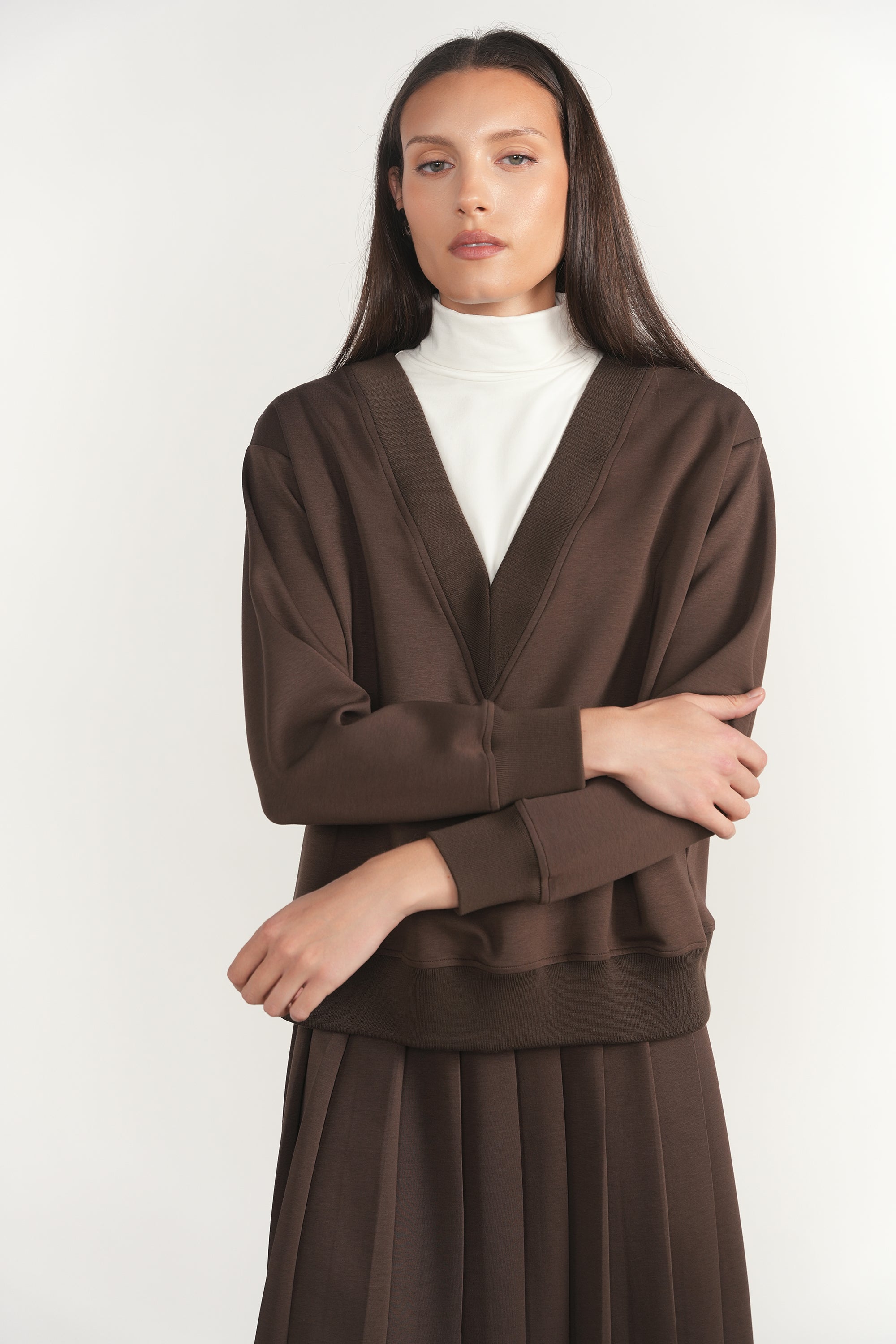 Sava Sweater in Fudge