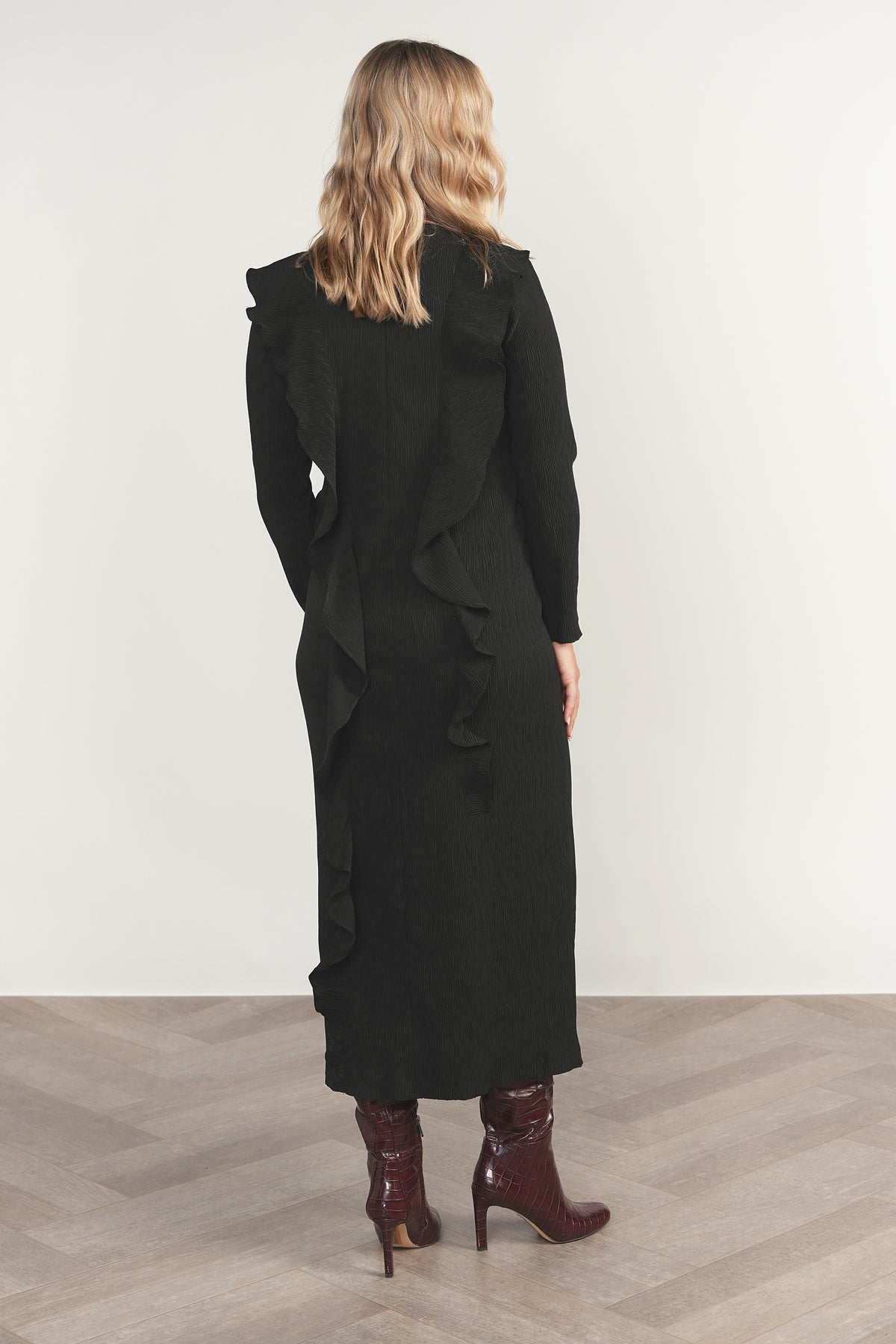 Zala Maternity Dress in Black