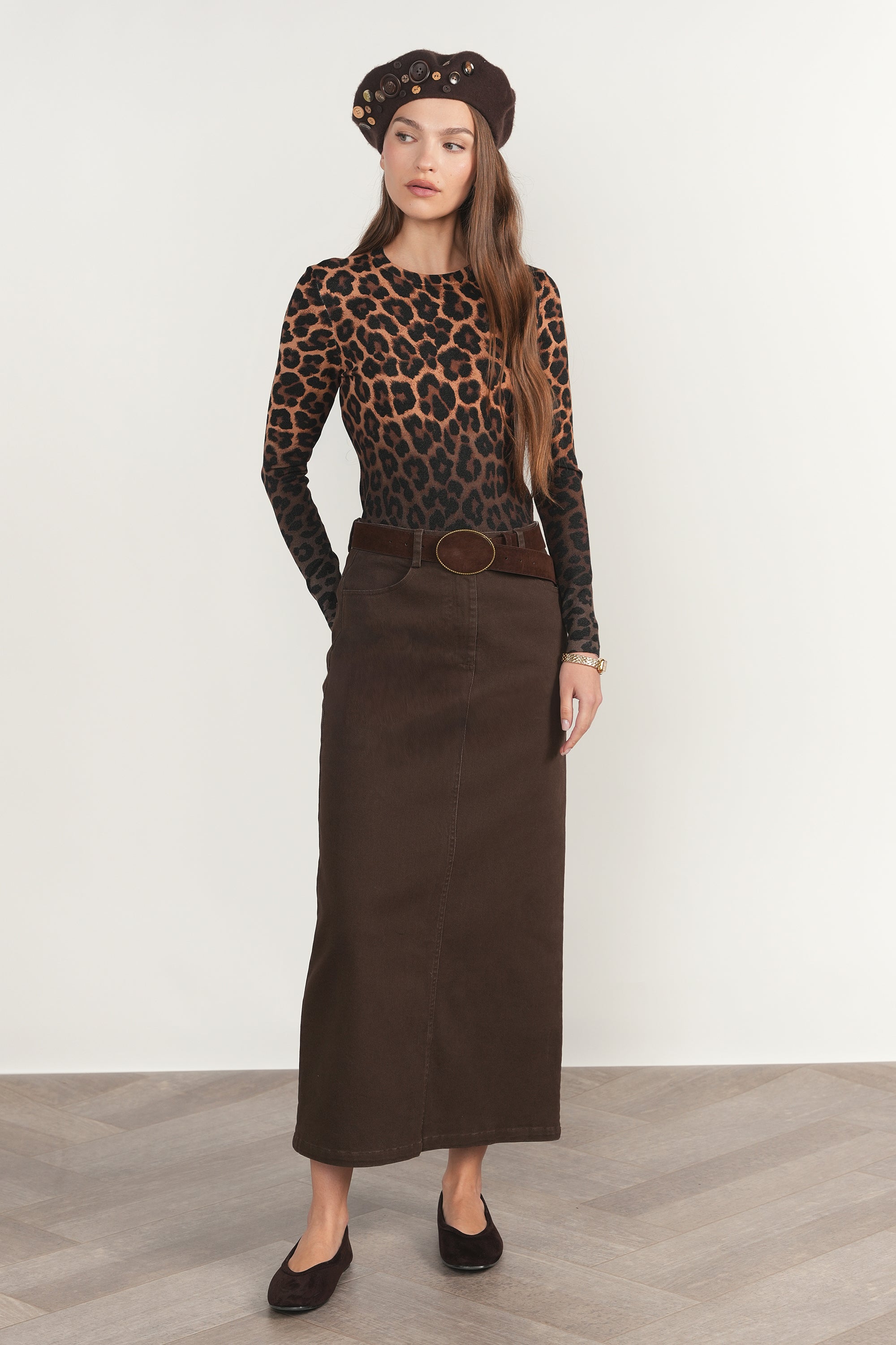 Kasai Sweater in Leopard