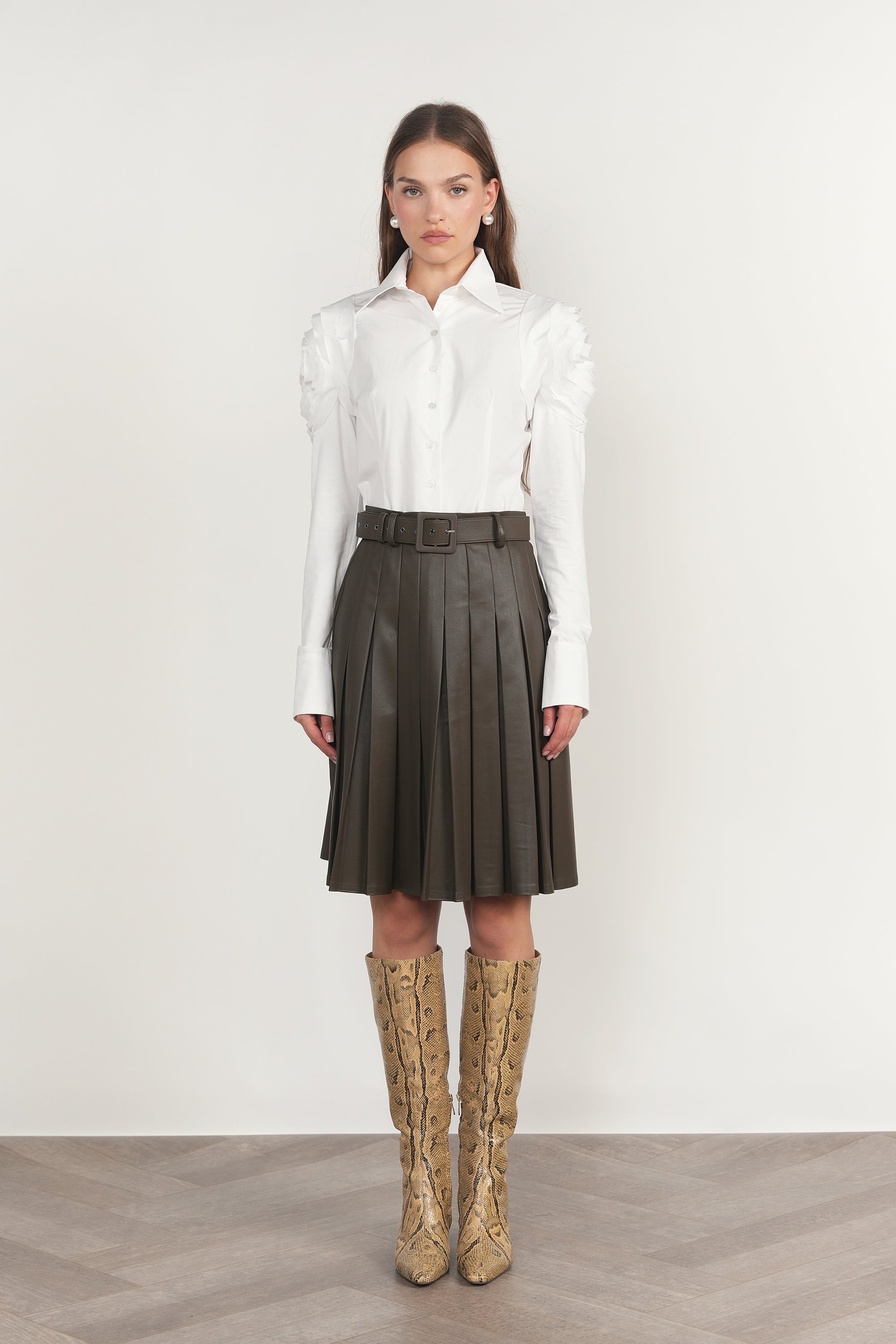 Yarra Skirt in Cocoa