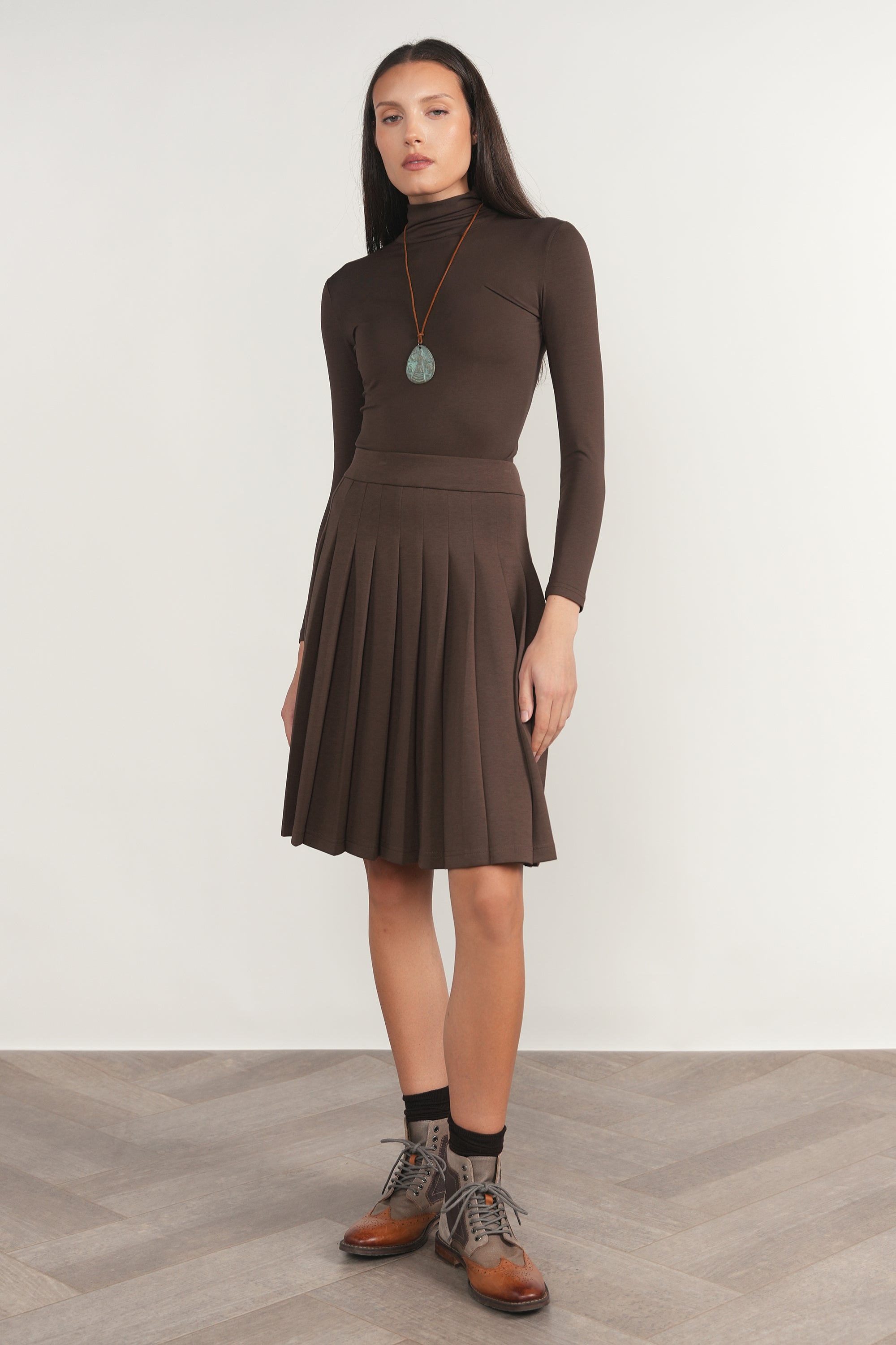 Greta Top in Fudge