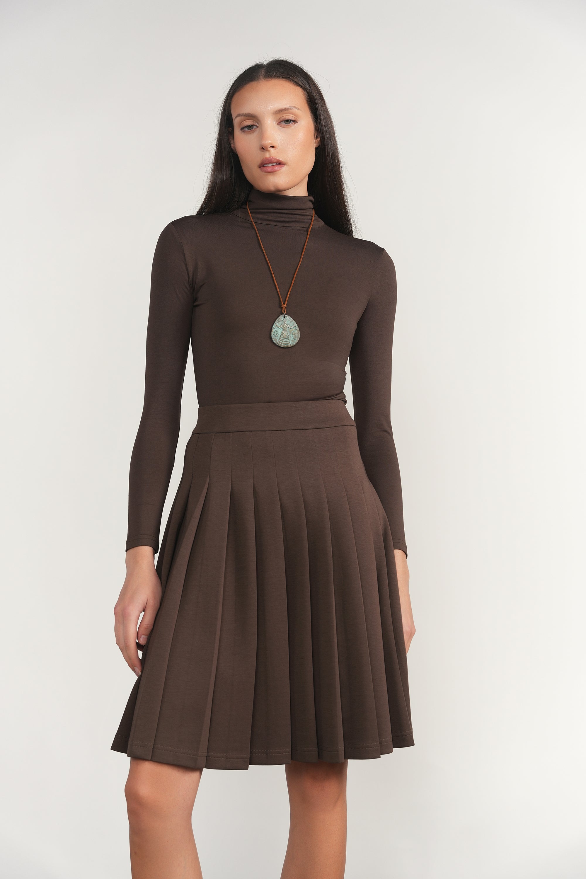 Greta Top in Fudge