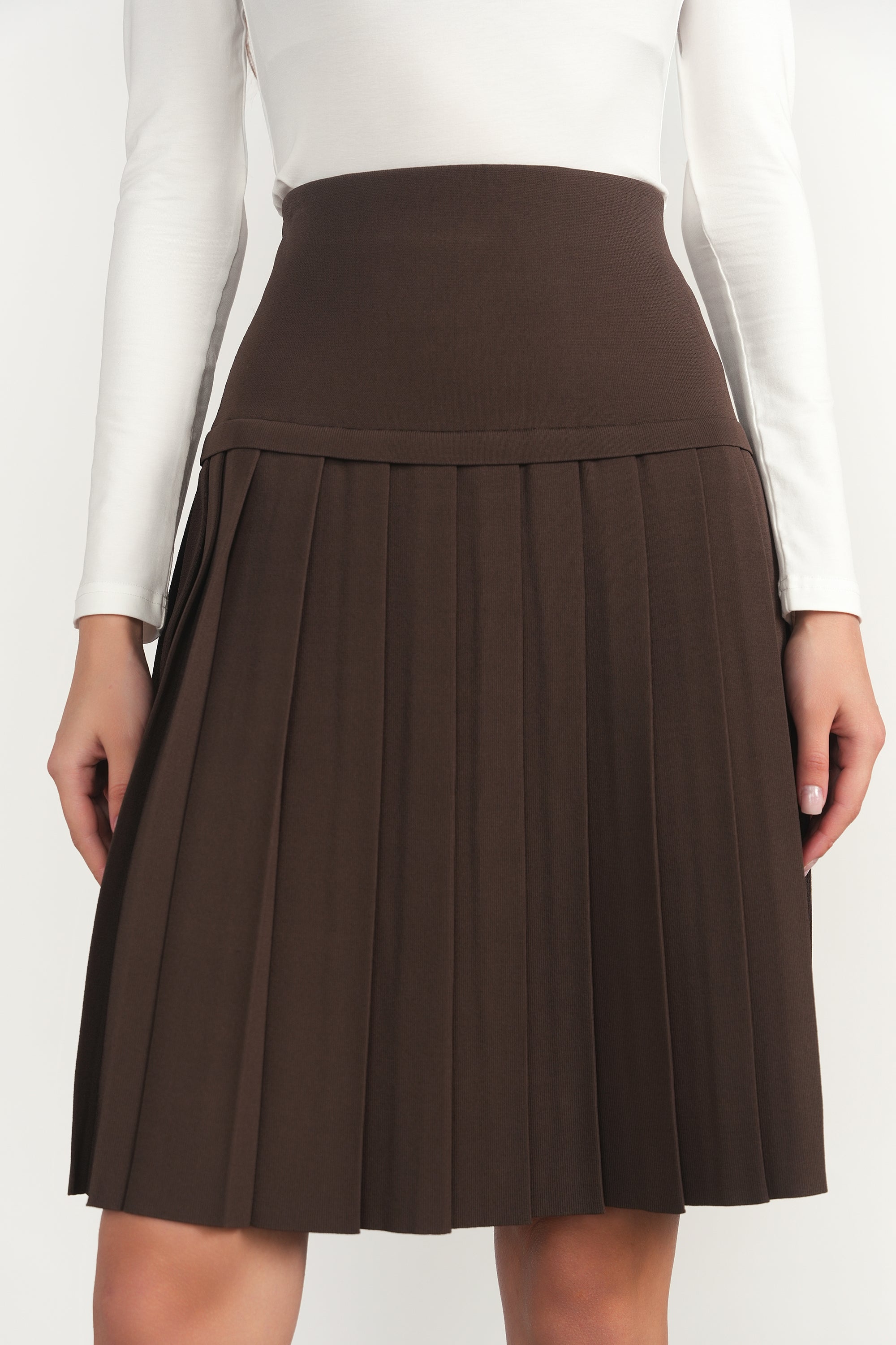 Allier Skirt in Fudge