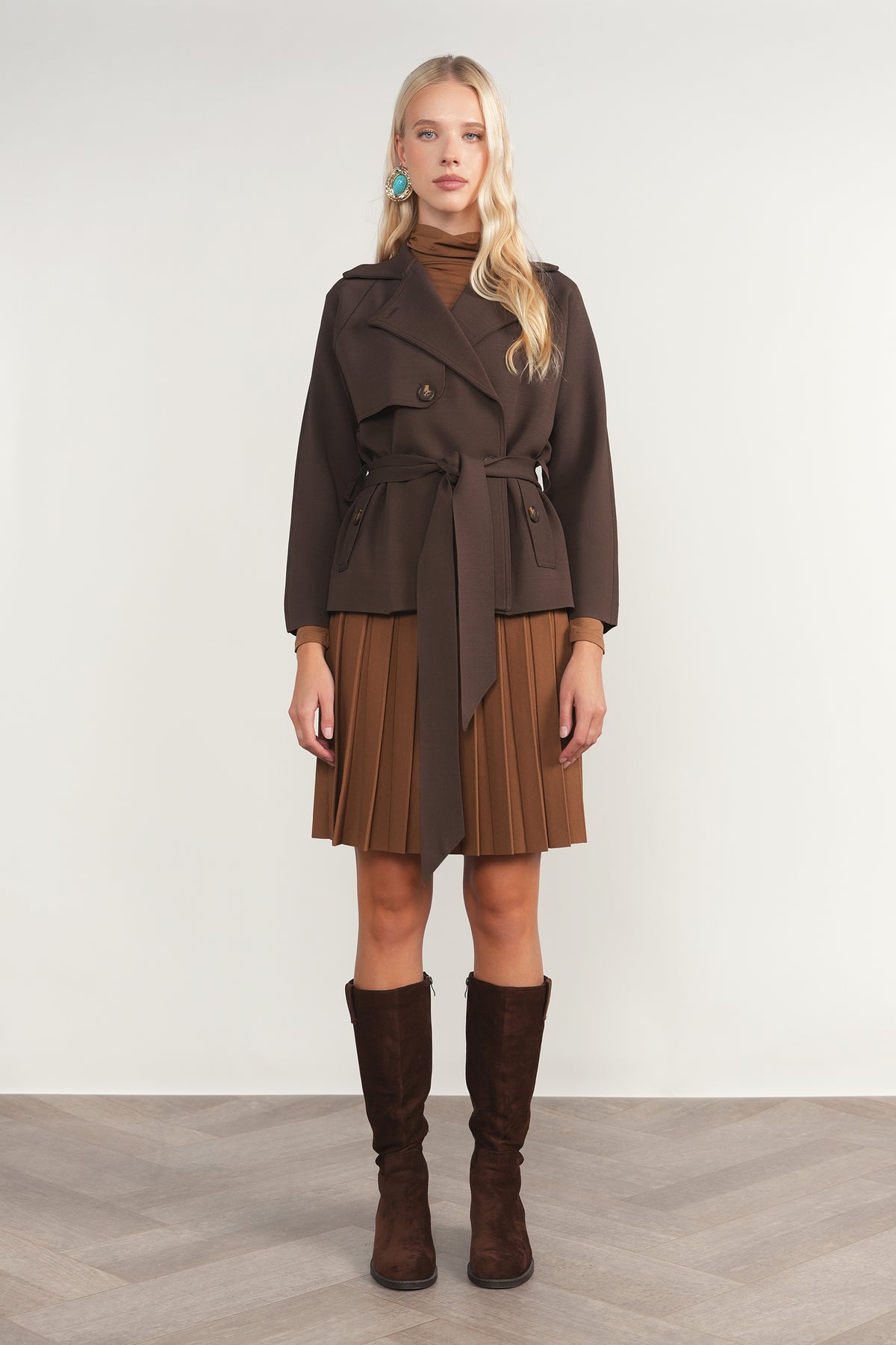 Garon Jacket in Fudge
