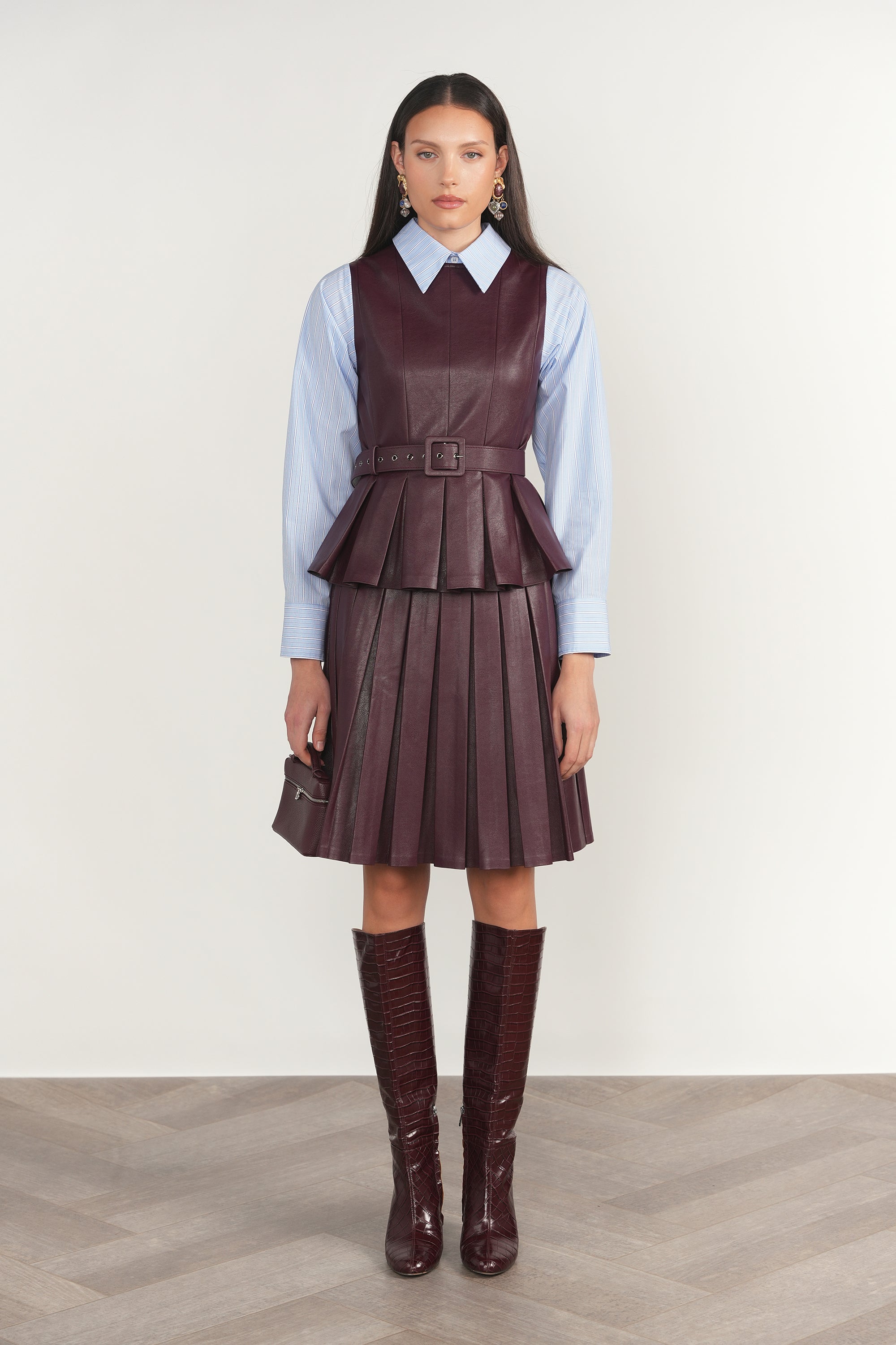 Yarra Skirt in Antique Berry