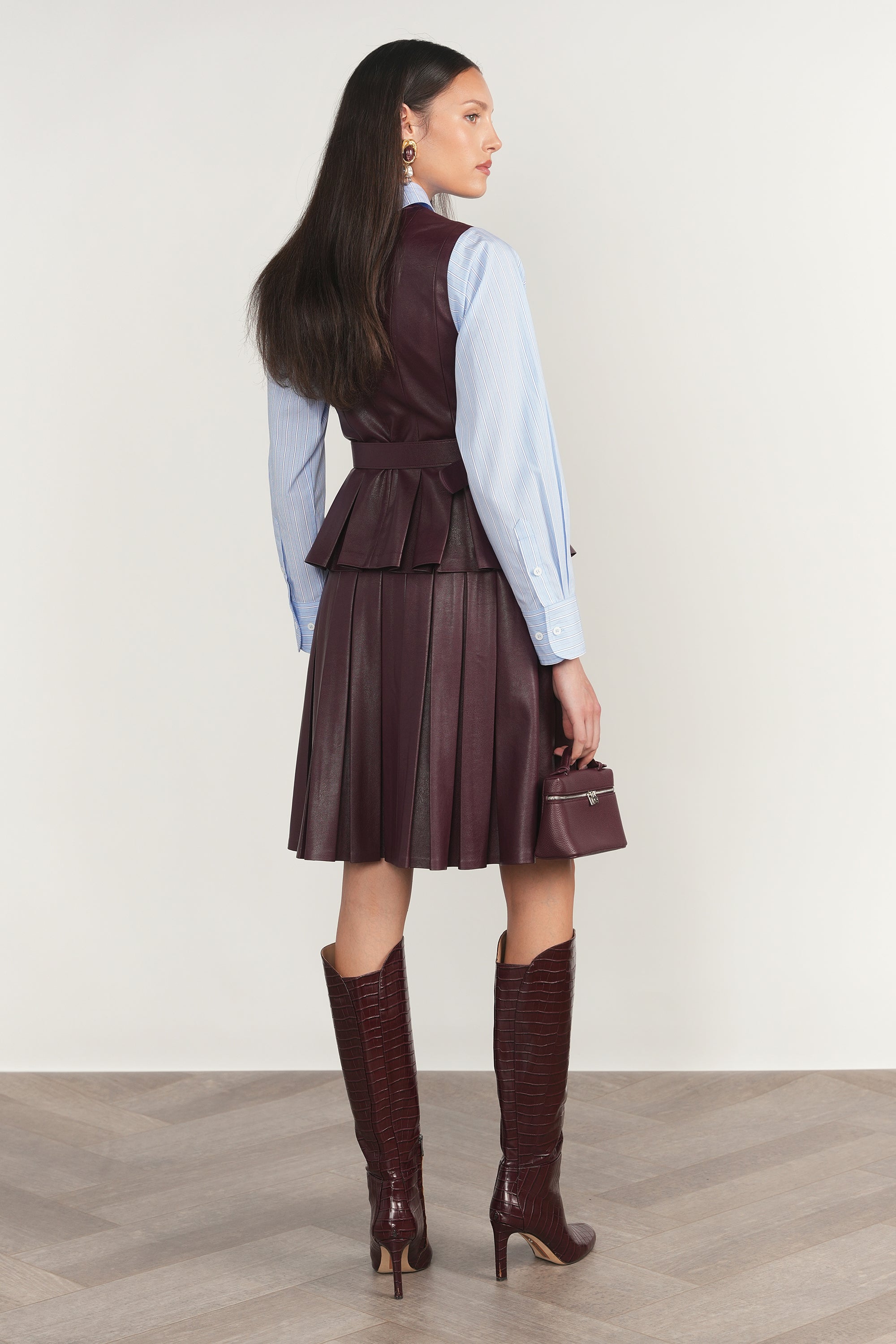 Yarra Skirt in Antique Berry