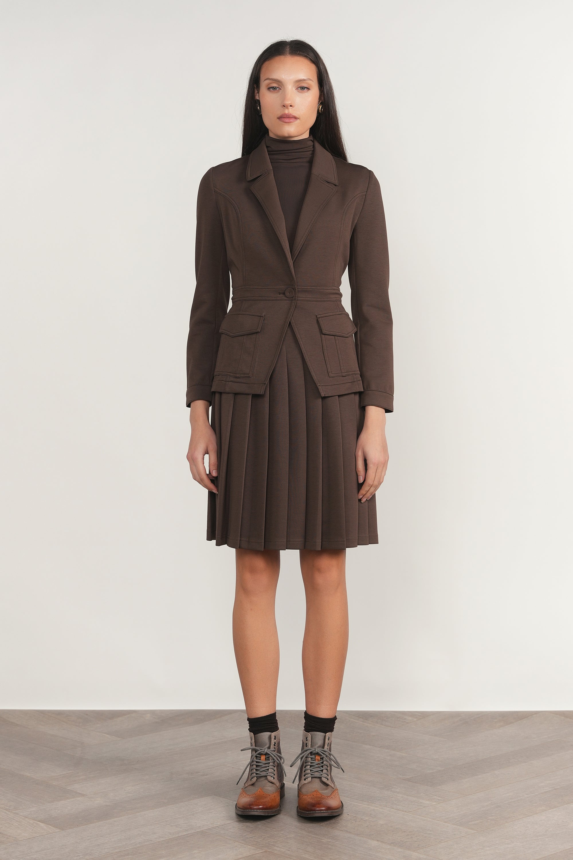 Greta Top in Fudge