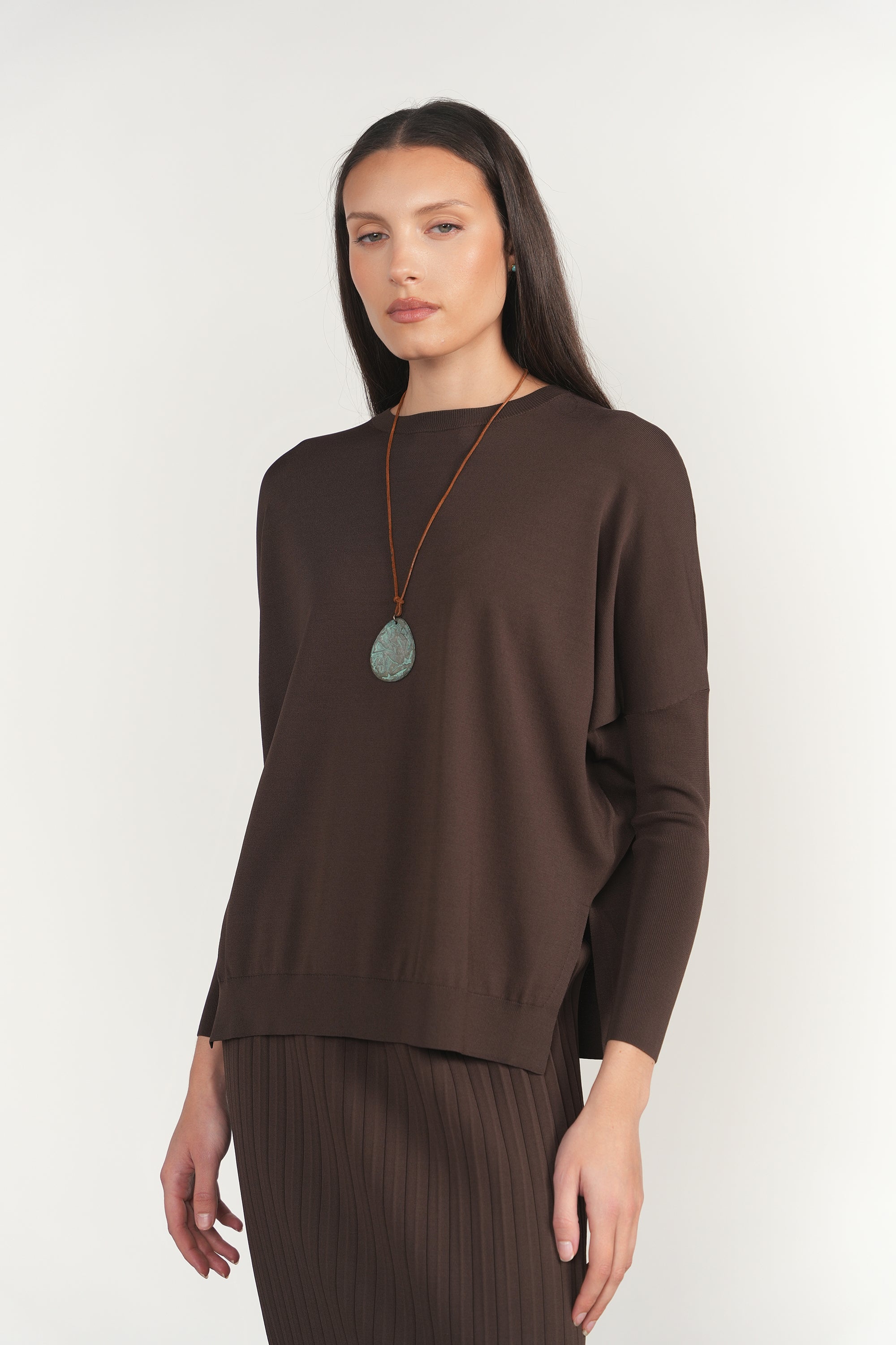 Montia Top in Fudge