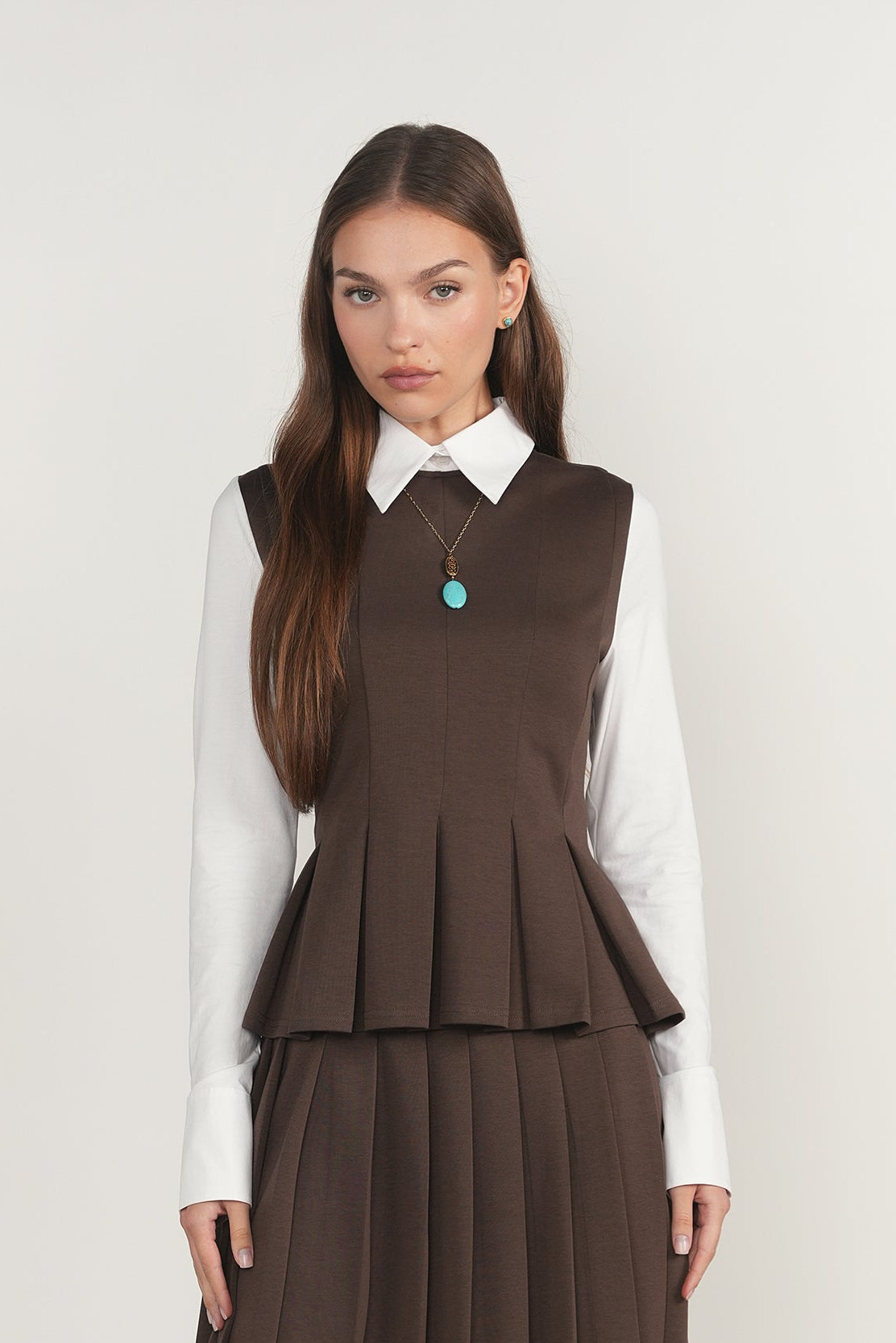 Lyn Top in Fudge