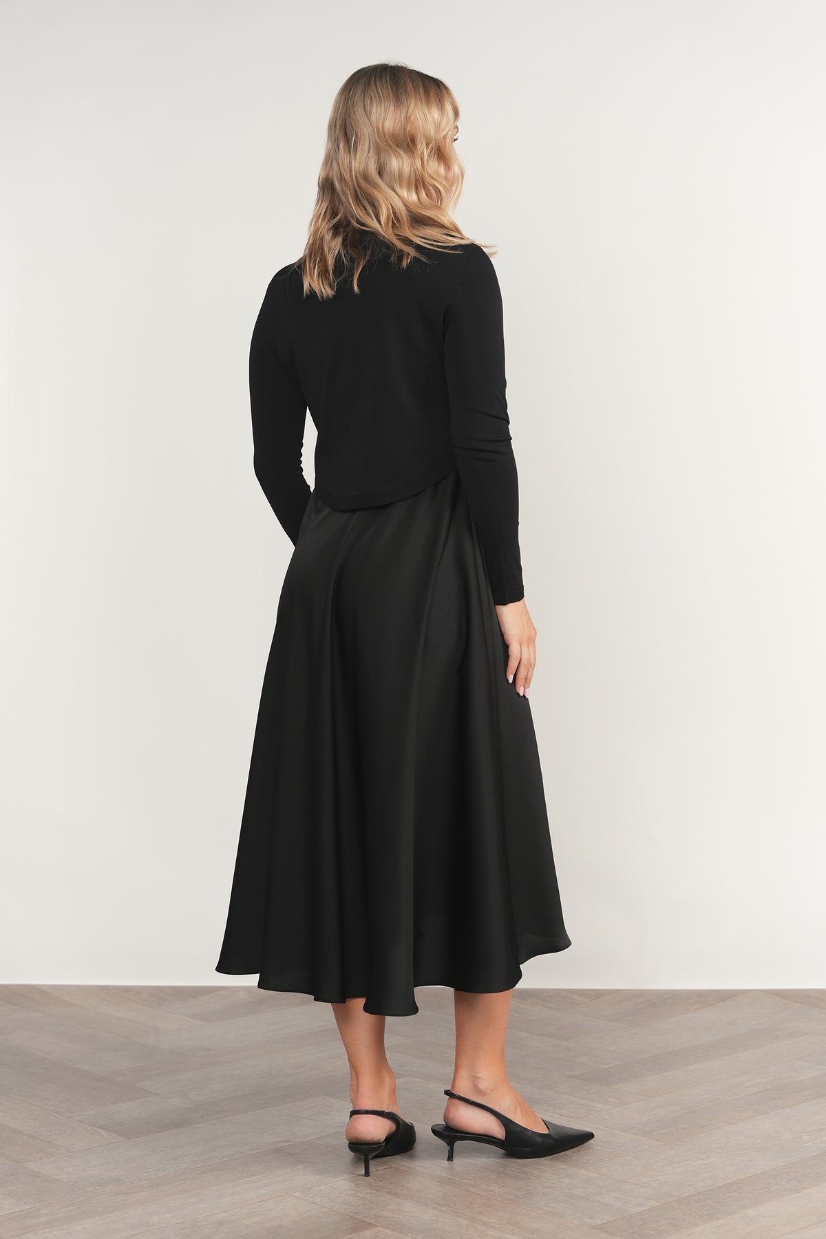 Monroe Maternity Top in Black