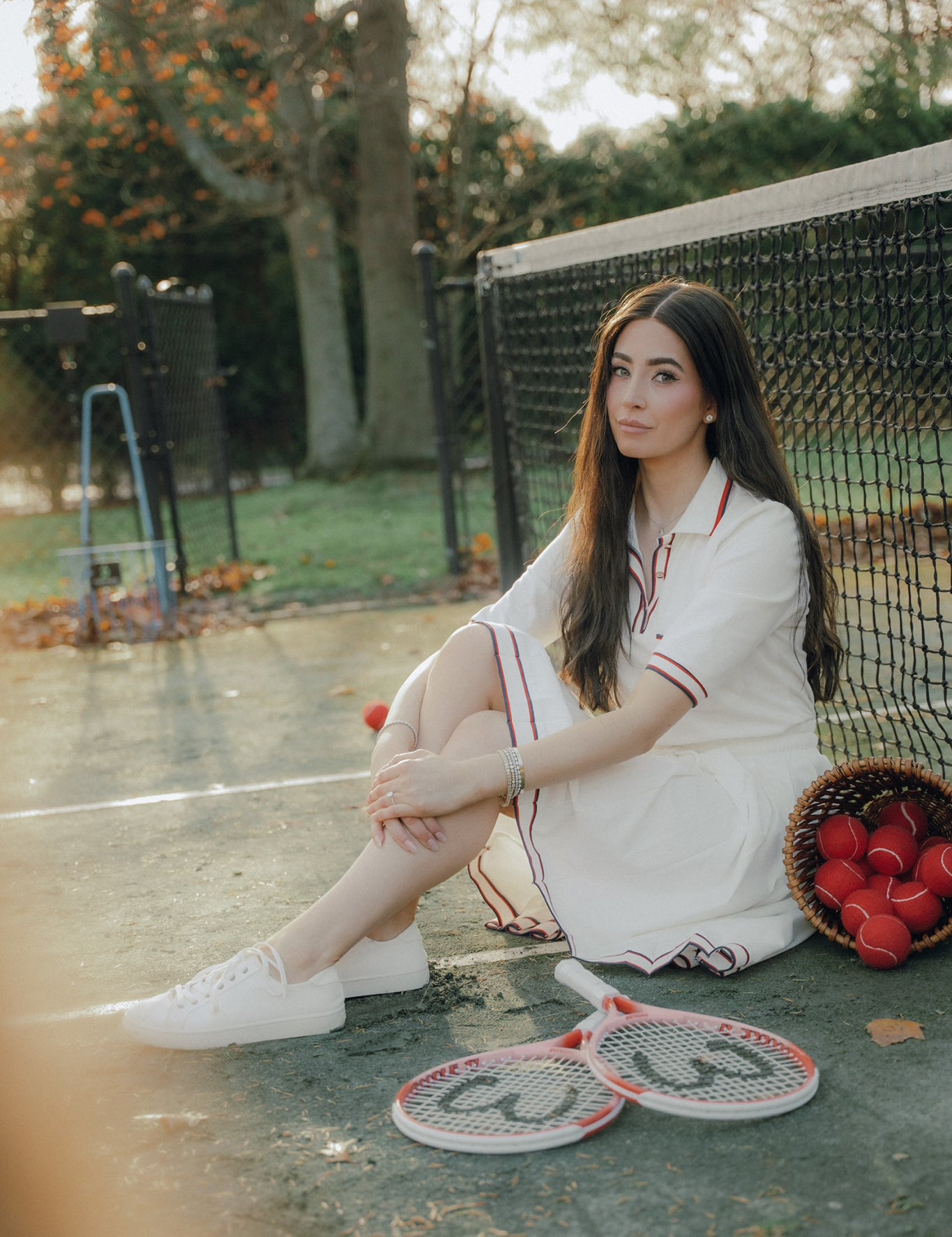 Hamptons Dress in White