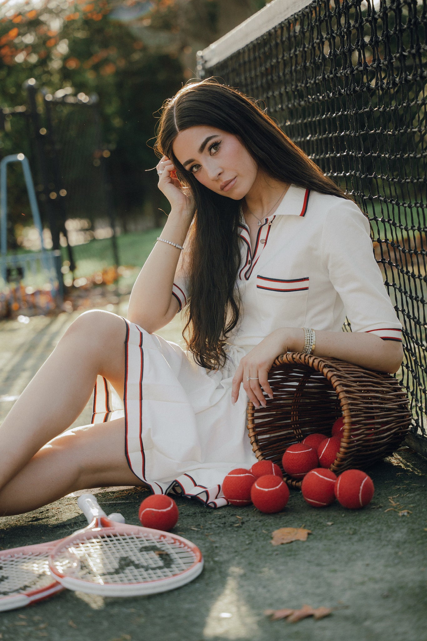 Hamptons Dress in White