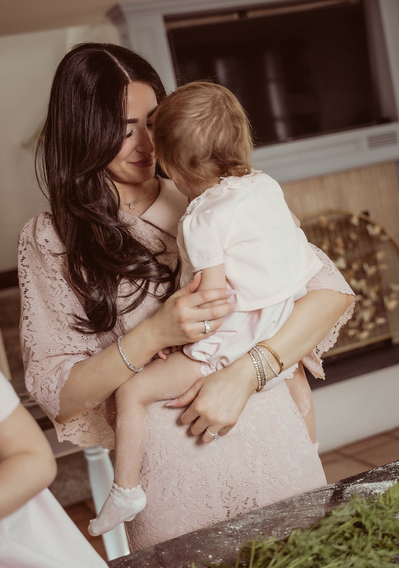 Mayfair Cardigan in Rose