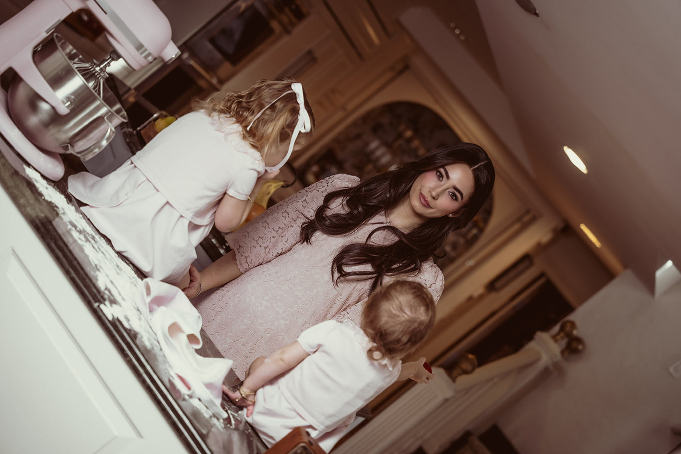 Mayfair Dress in Rose