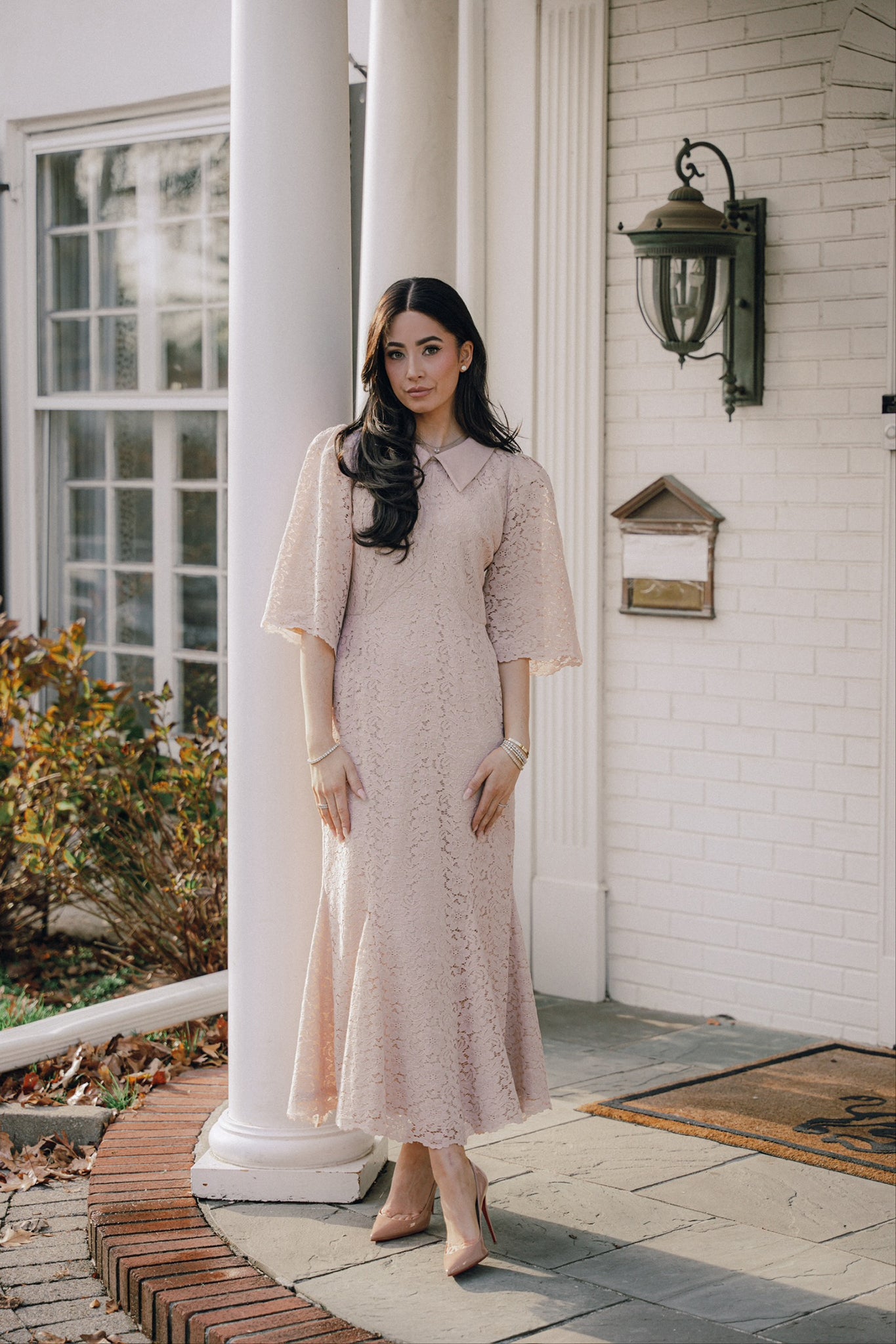 Marlowe Dress in English Rose