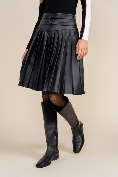 Coco check pleats skirt Sサイズ ANDMARY】Coco check pleats skirt
