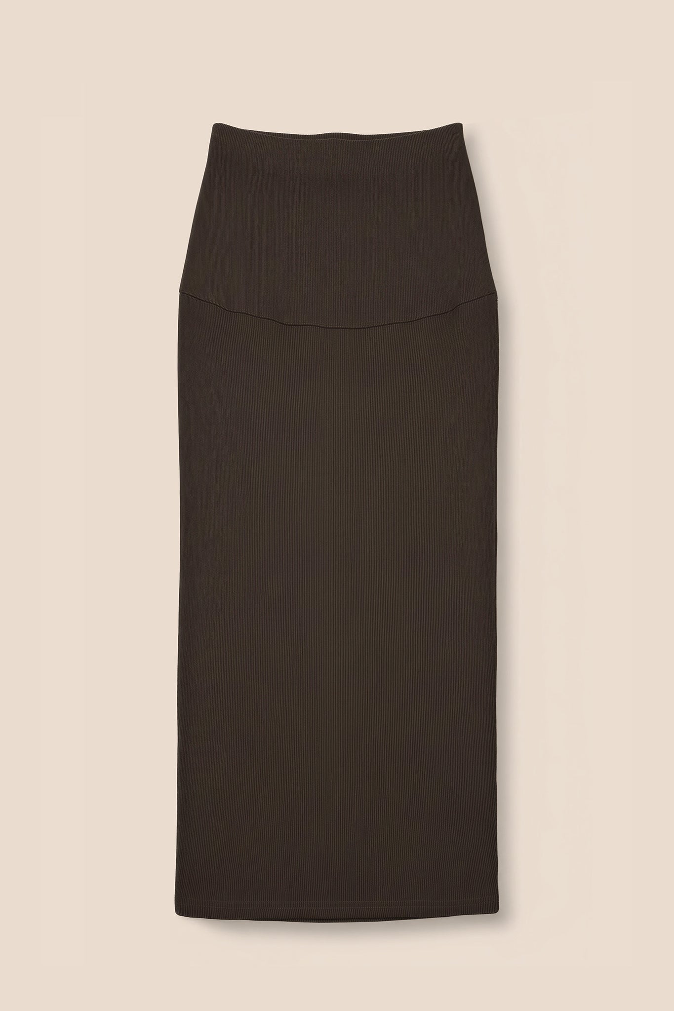 Sapphire Maternity Skirt in Rustic Brown