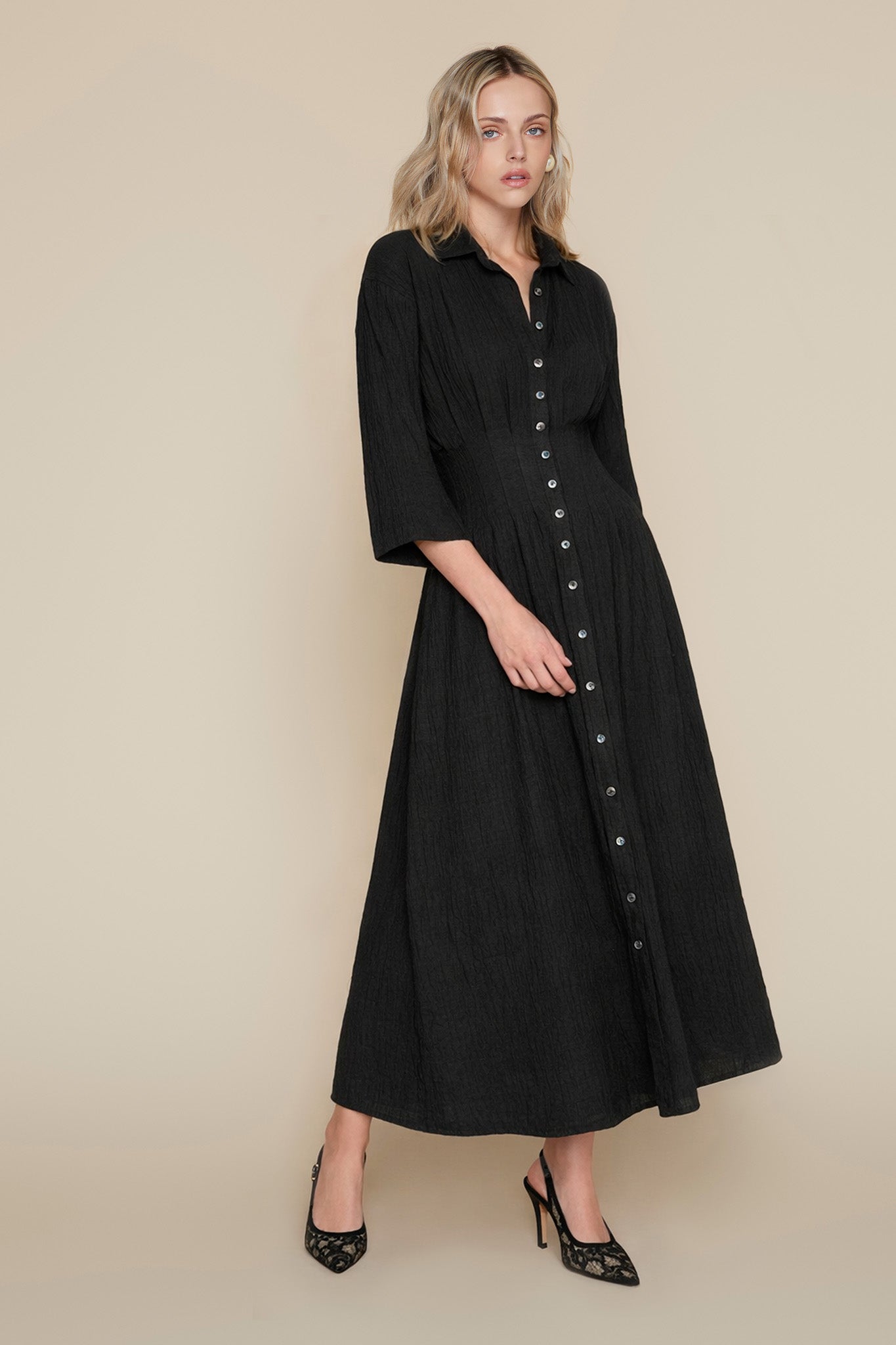 Pico Dress in Black