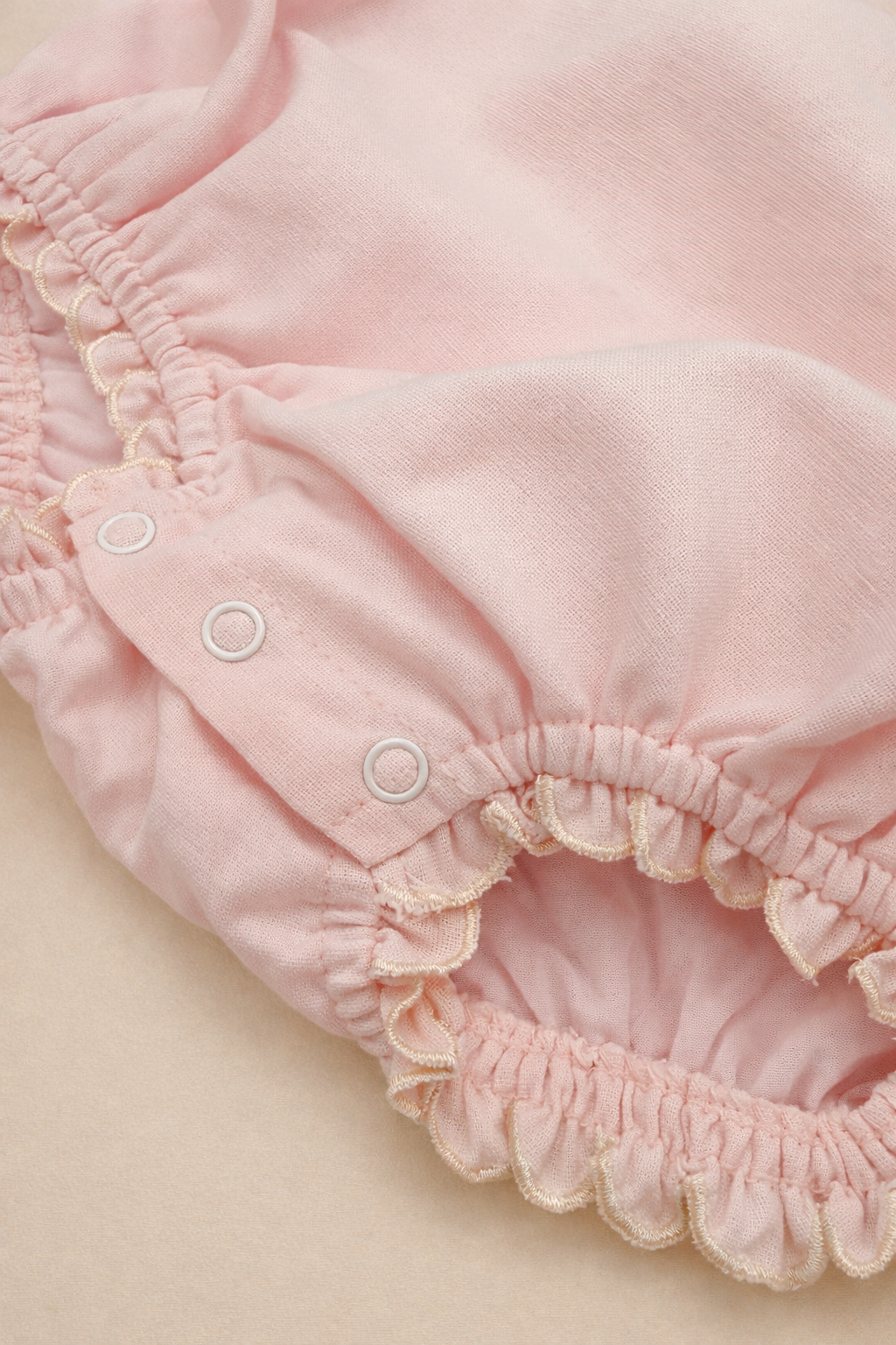 Mayfair Romper + Bonnet in Rose