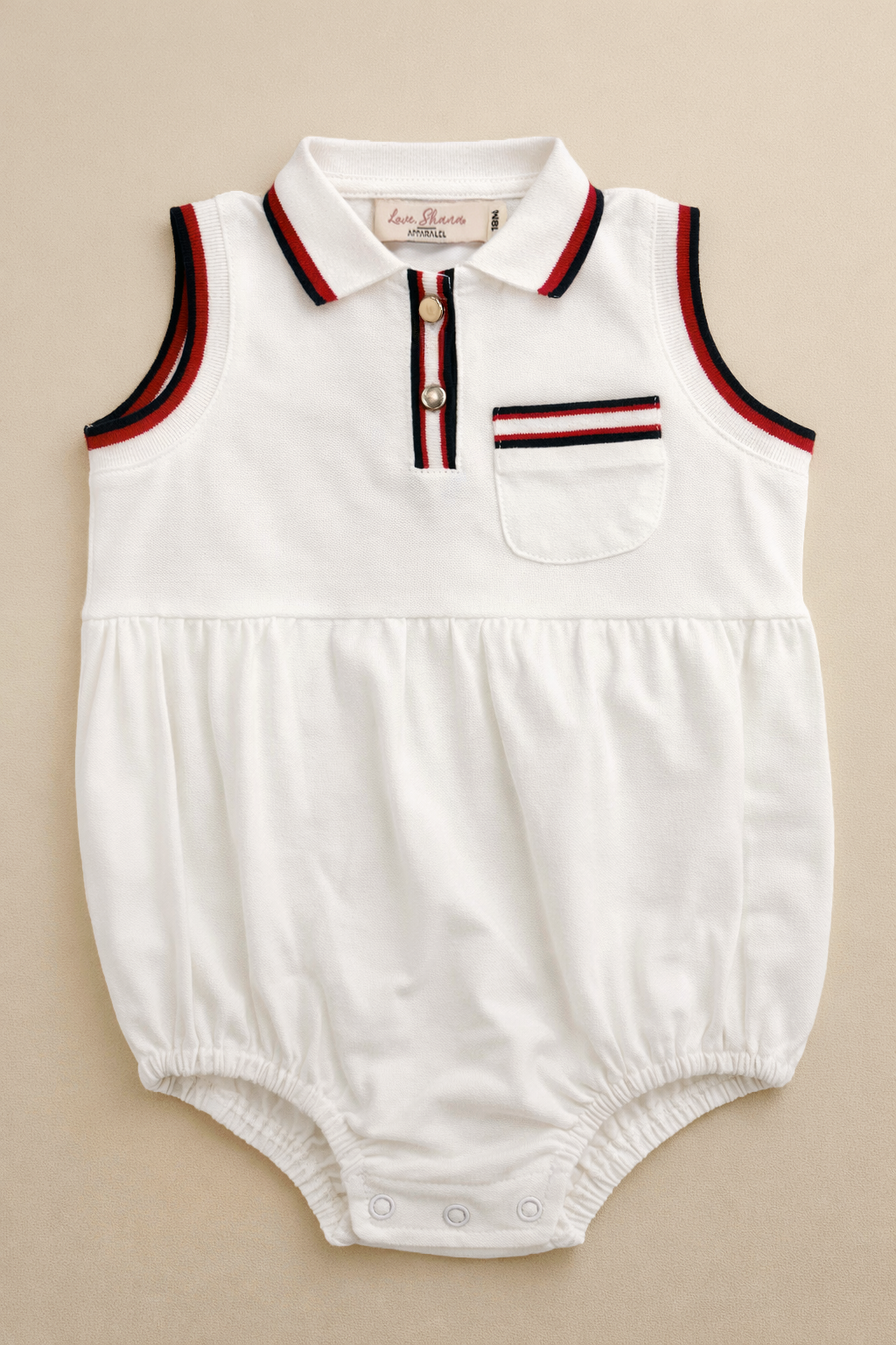 Hartley Romper in White